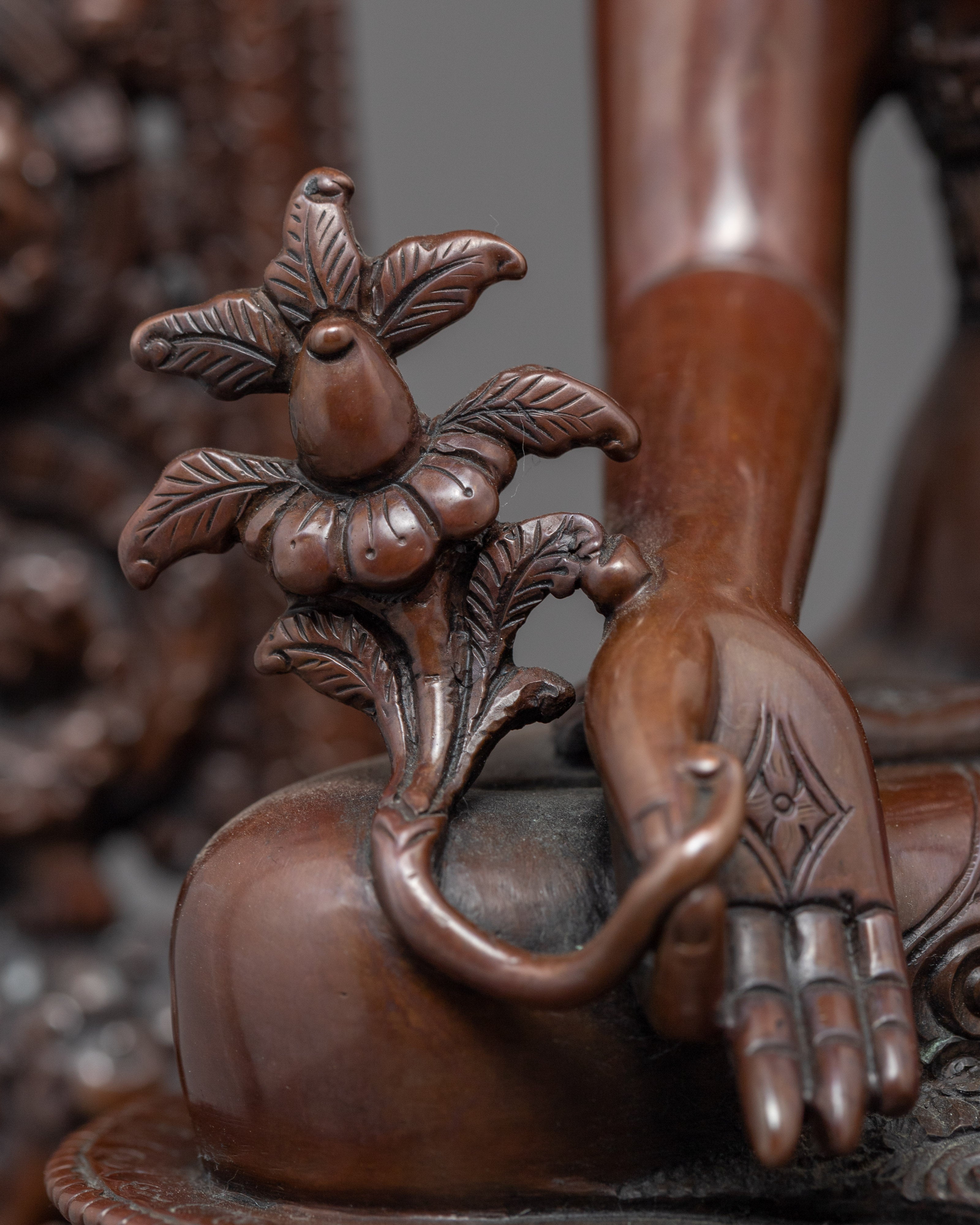 Lapis Lazuli Statue | Traditional Healing Buddha Sculpture
