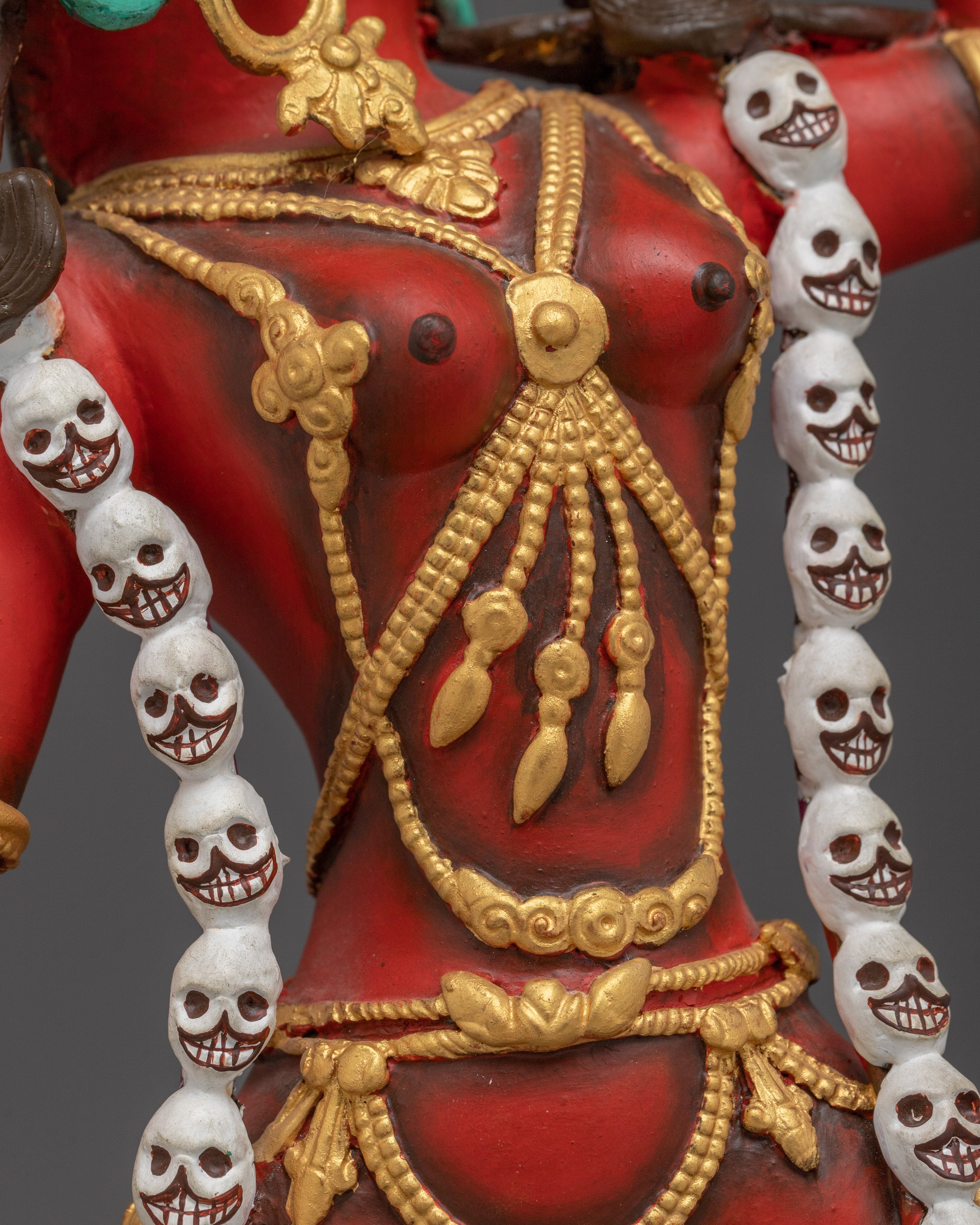 Tibetan Dakini Vajrayogini Copper Statue | The Fierce Queen of the Dakinis
