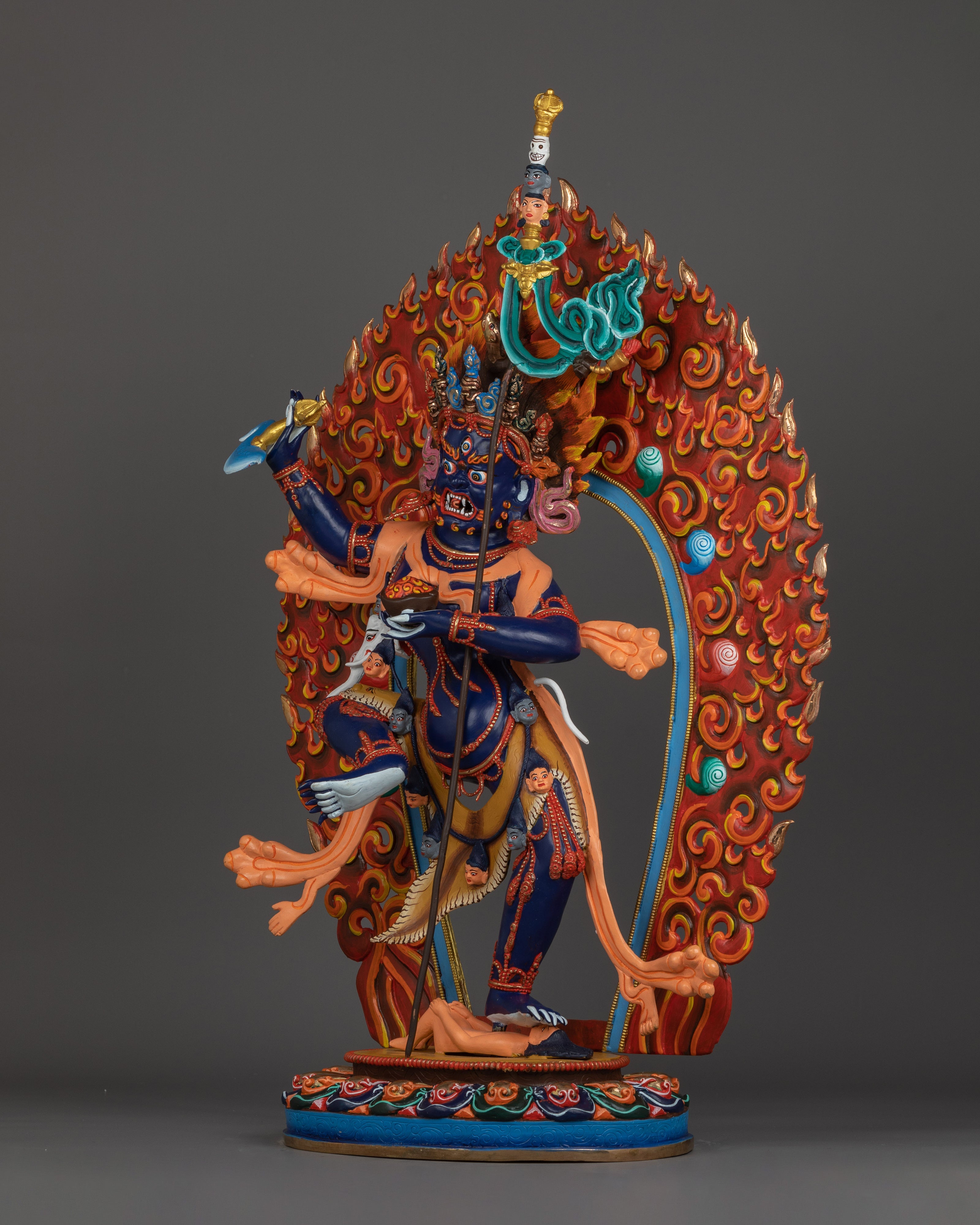 Handmade Statue of Troma Nagmo | The Black Wrathful Mother