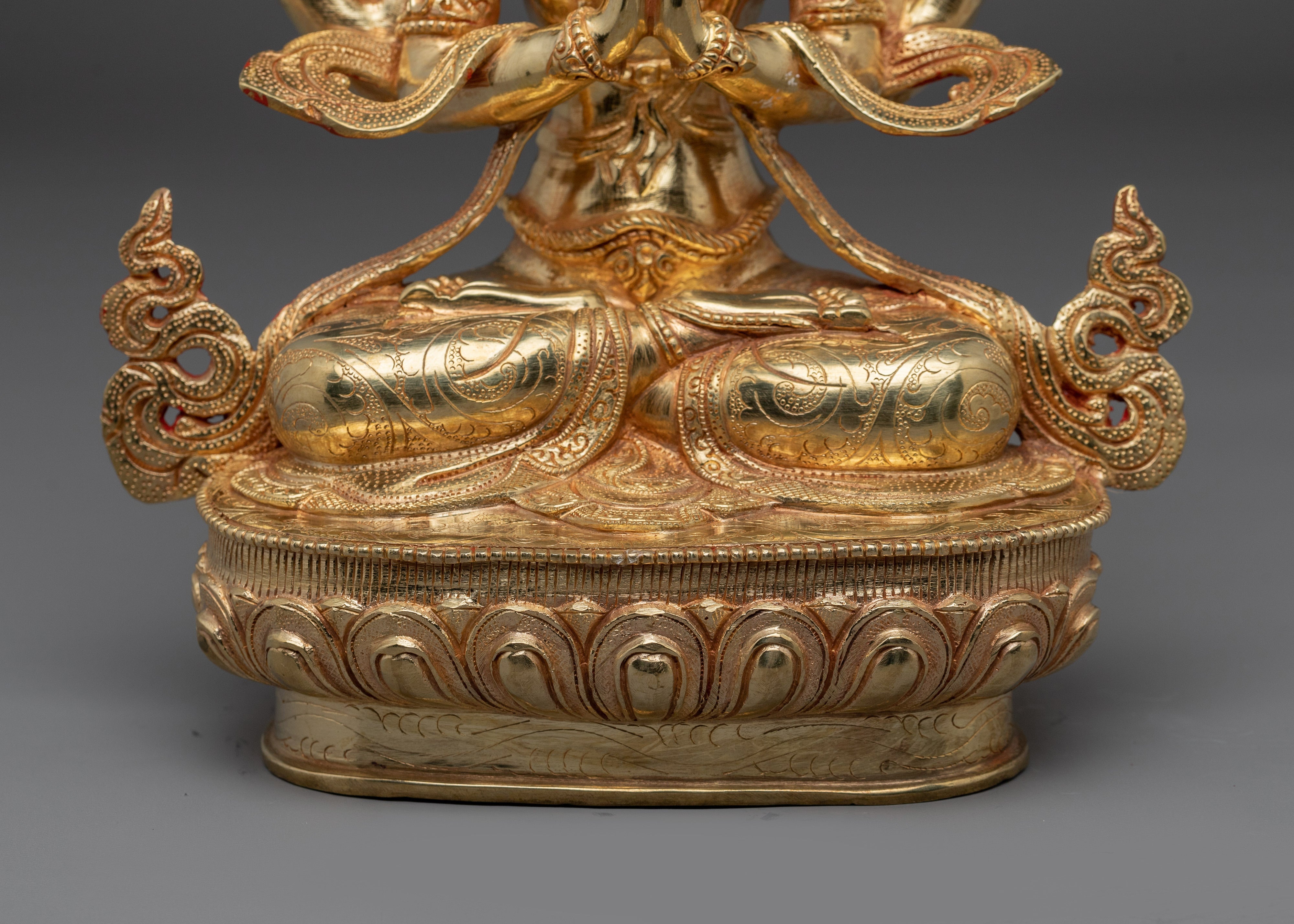 Handmade Compassionate Protector Chenrezig for Peace and Meditation