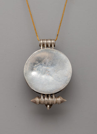 Silver Ganesh Ghau Box Locket | Symbol of Prosperity and Spiritual Strength