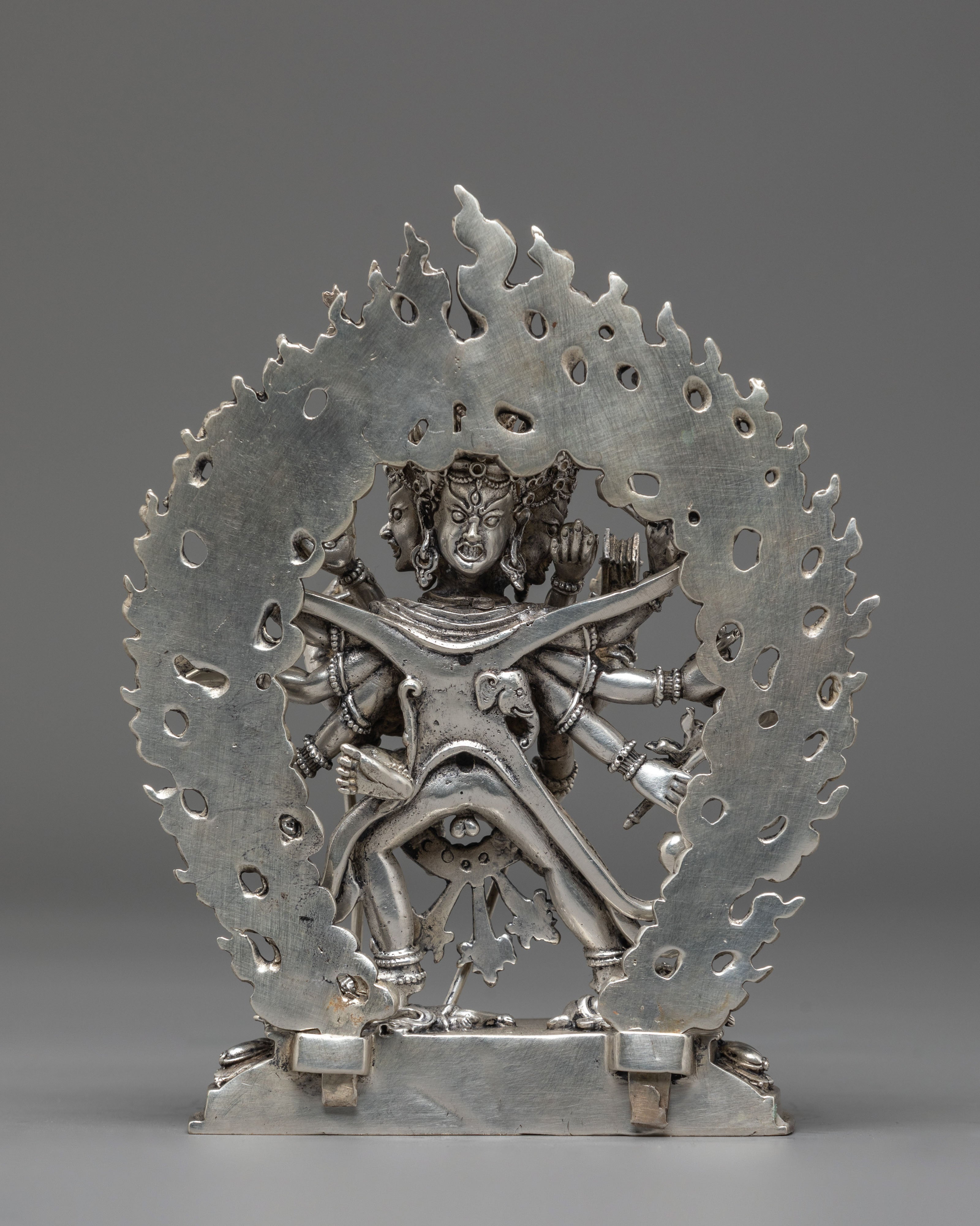 Buddhist Chakrasambhara Statue | Vajrayana Enlightened Deity