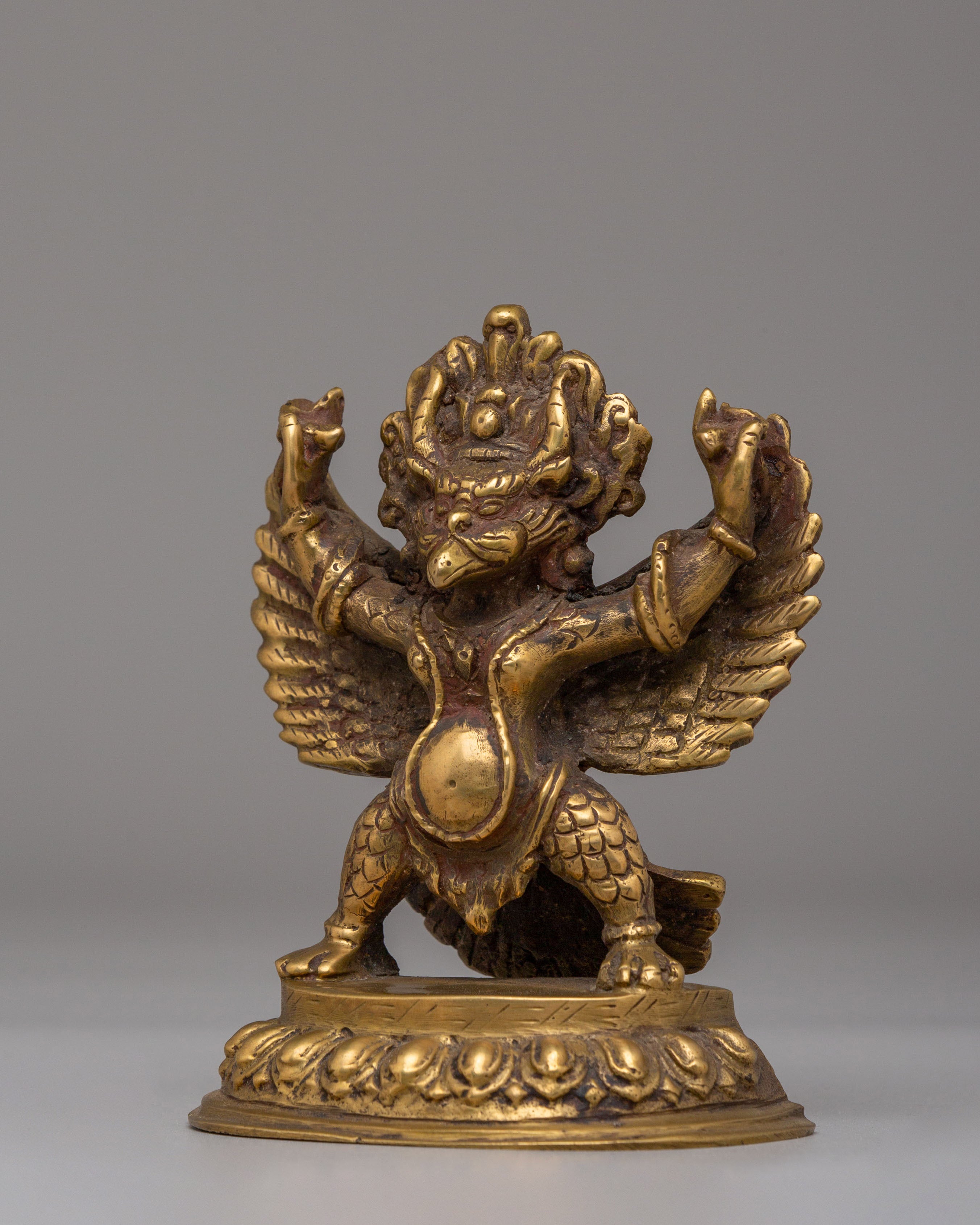 Himalayan Garuda Statue for Shrine | Handcrafted Spiritual Decor