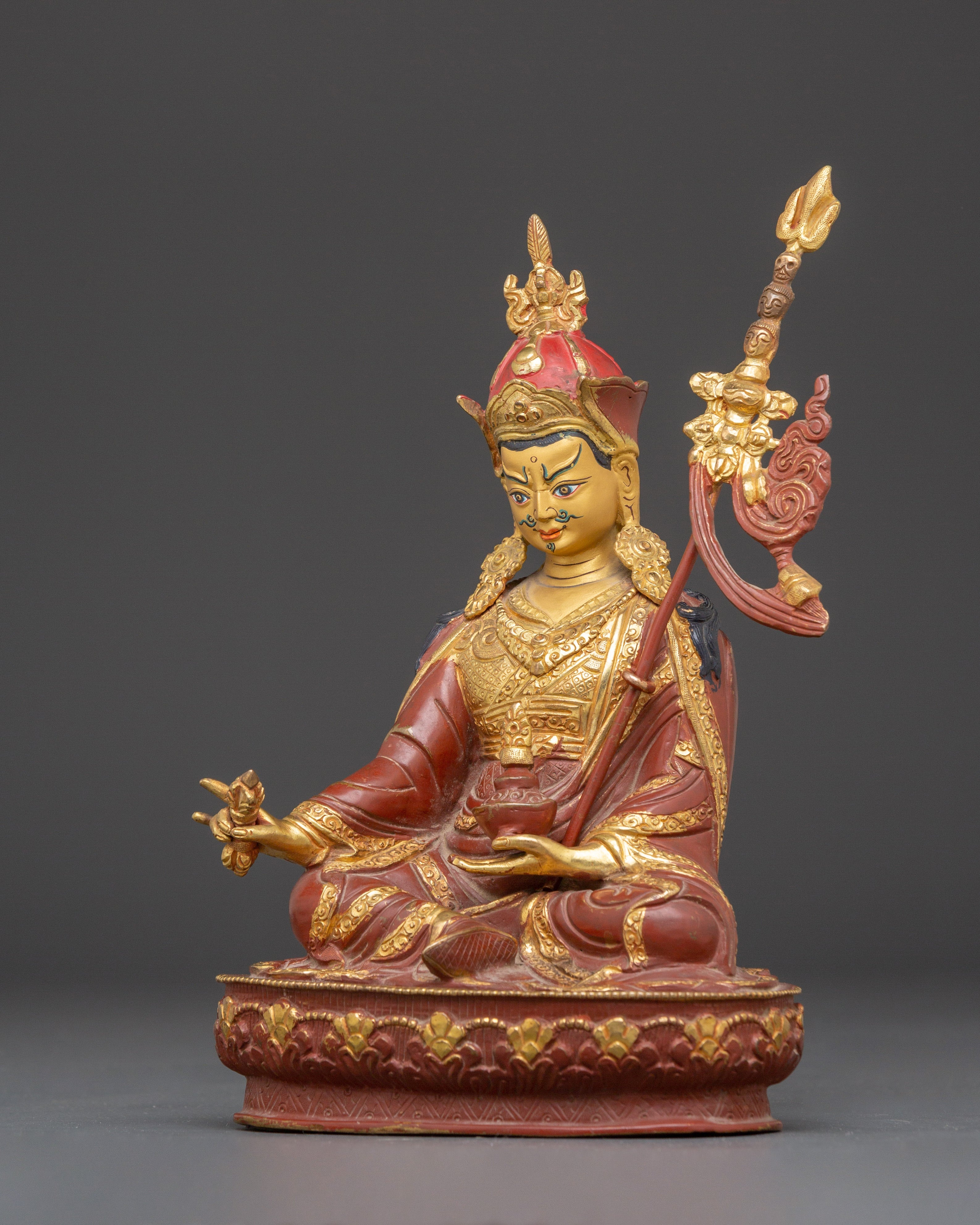 Tibetan Lotus Master Padmasambhava Statue | A Sacred Symbol of Wisdom