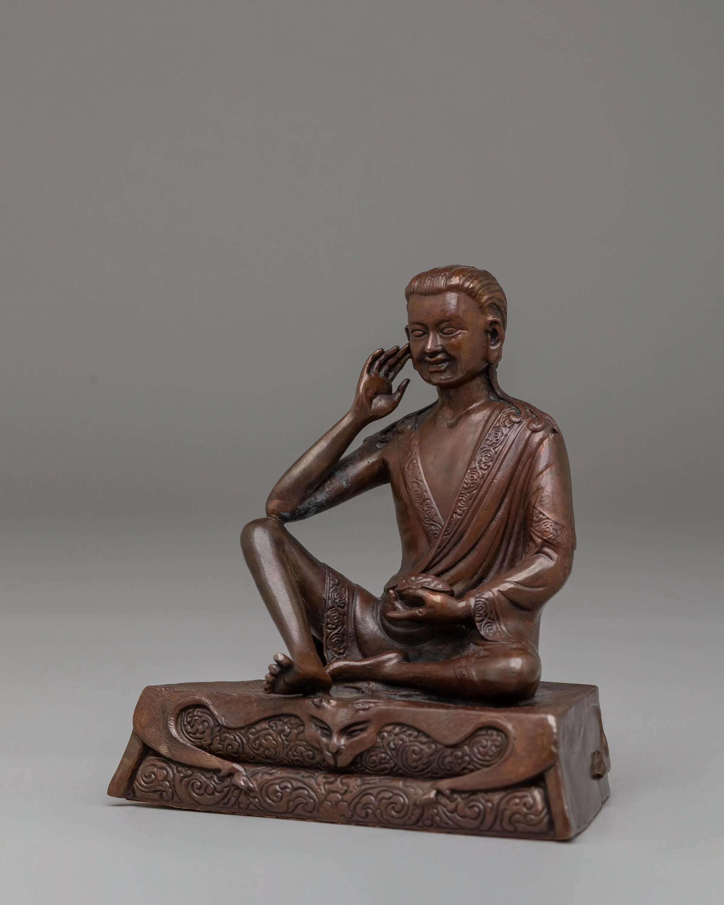 Milarepa Handcrafted Buddhist Statue | Meditation and Spiritual Home Decor