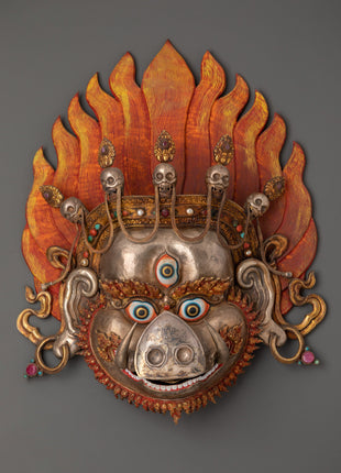 Tibetan Copper Wall Mask