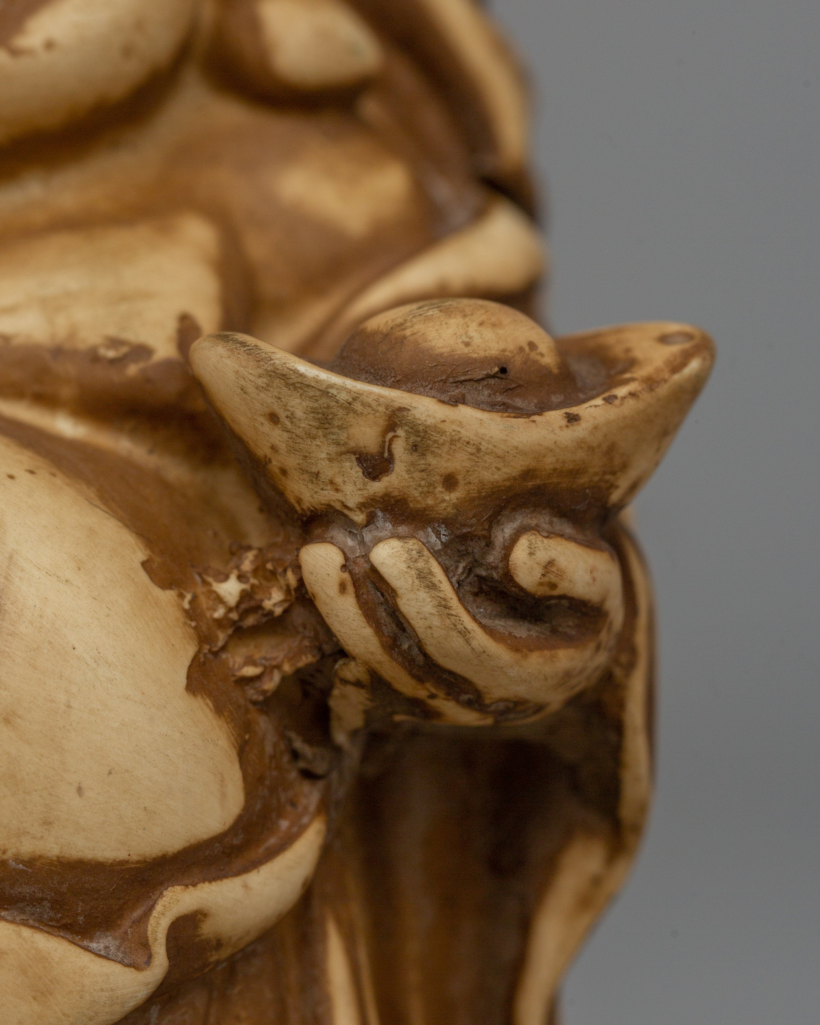 Ceramic Laughing Buddha Statue | Spiritual Home Decor