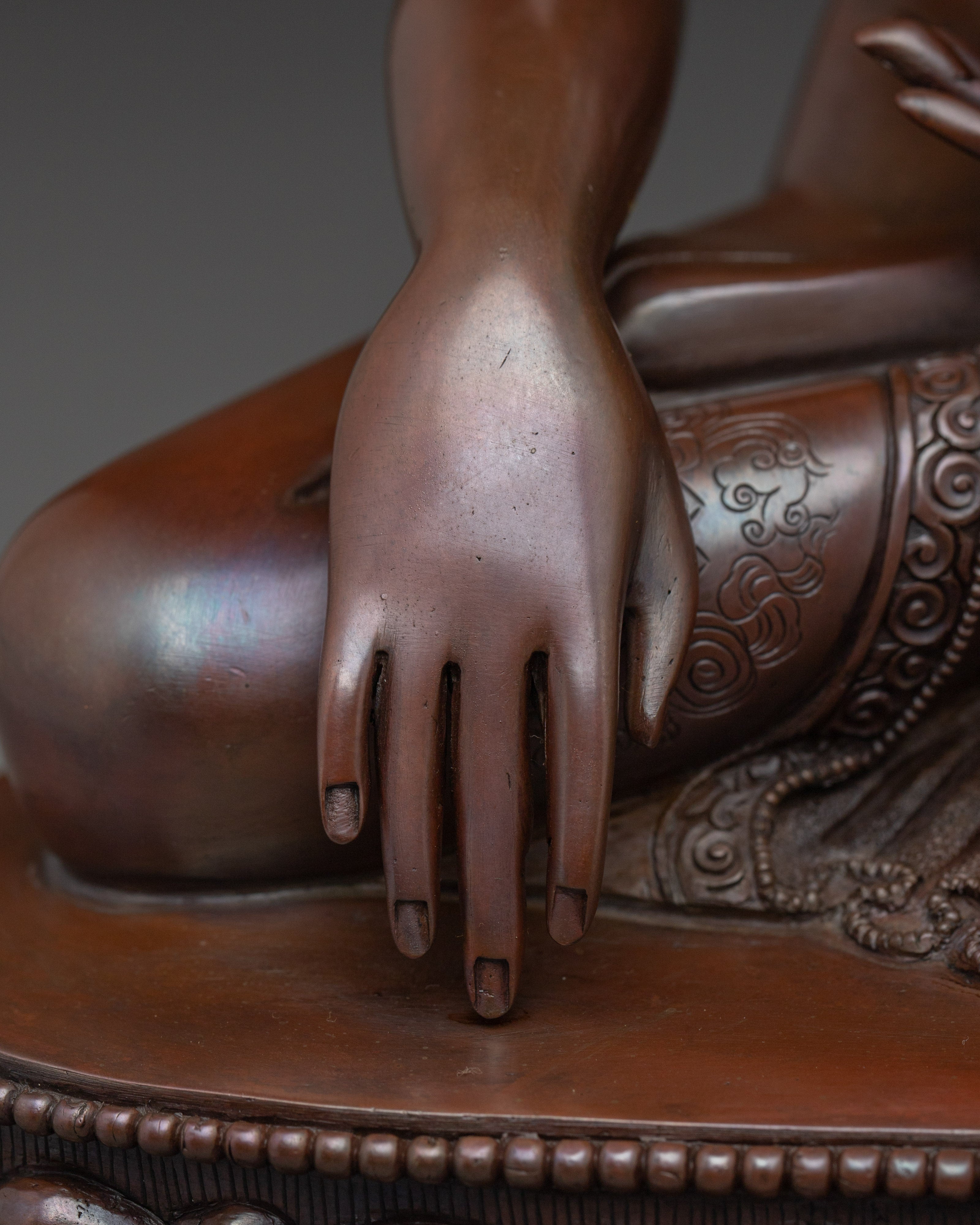 Oxidized Gautama Buddha Artwork | Shakyamuni Buddha Statue