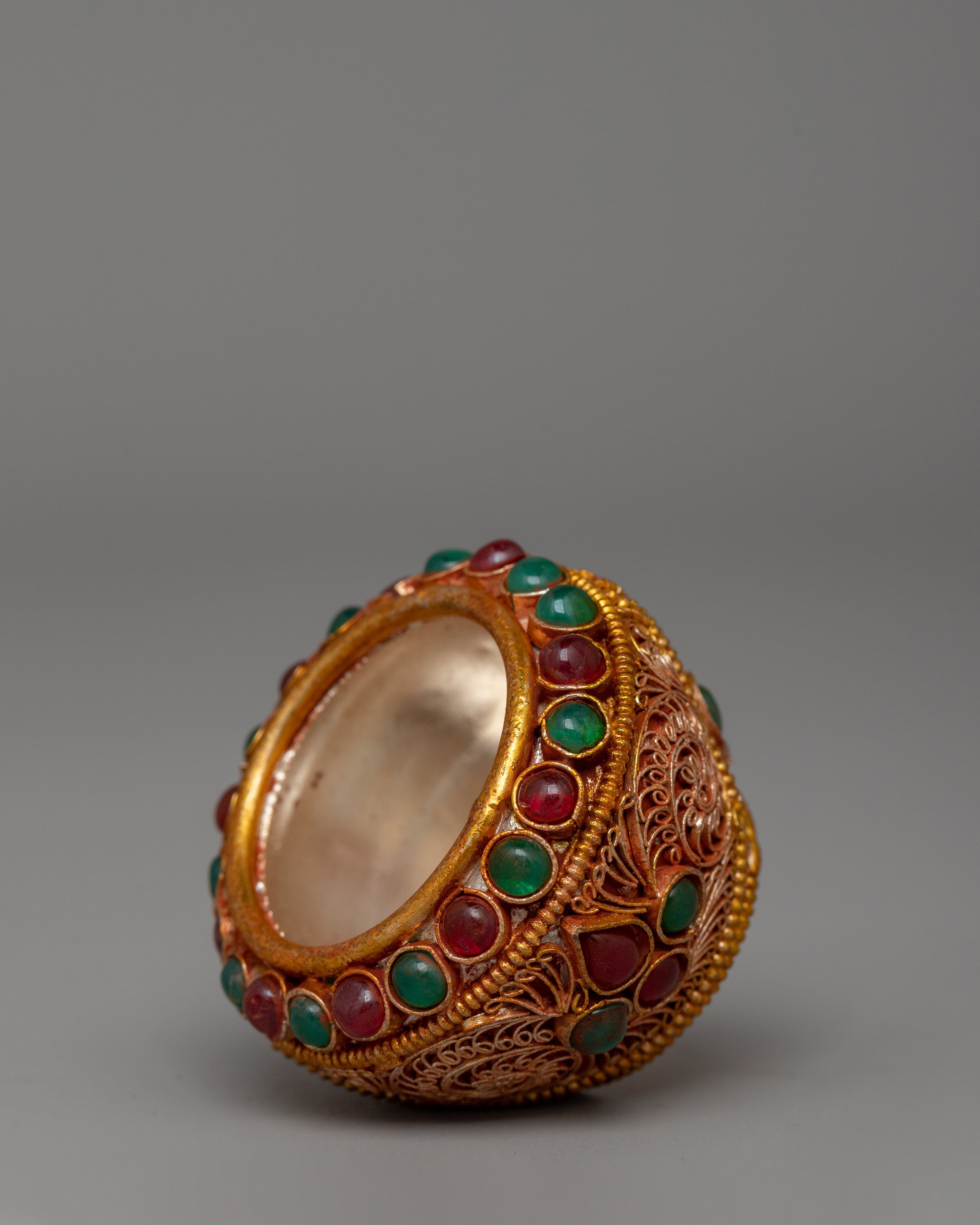 Sacred Golpa Ceremonial Offering Bowl | Tibetan Alms Bowl