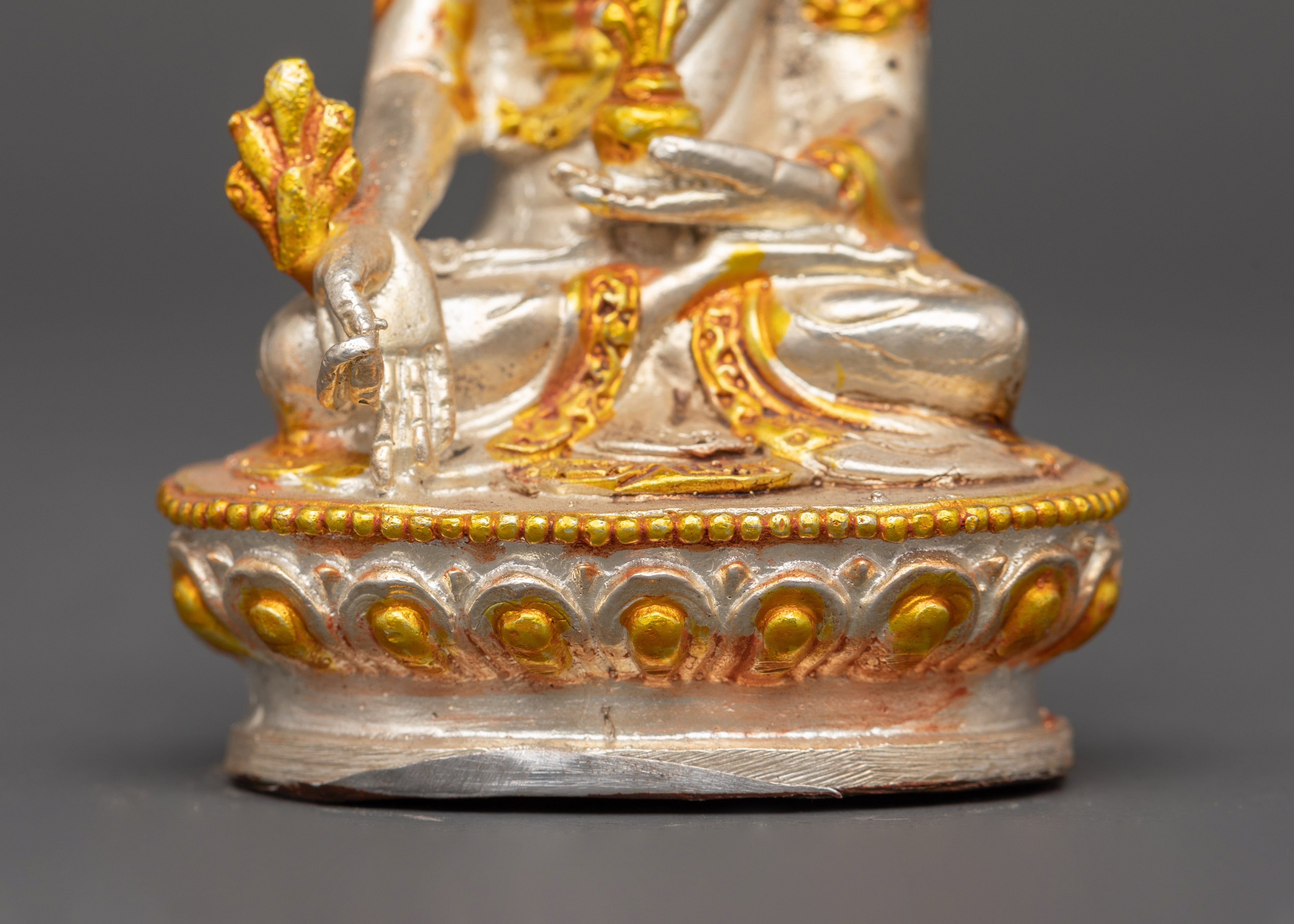 Healing Buddha Statue | Tibetan Medicine Buddha for Altar Decor