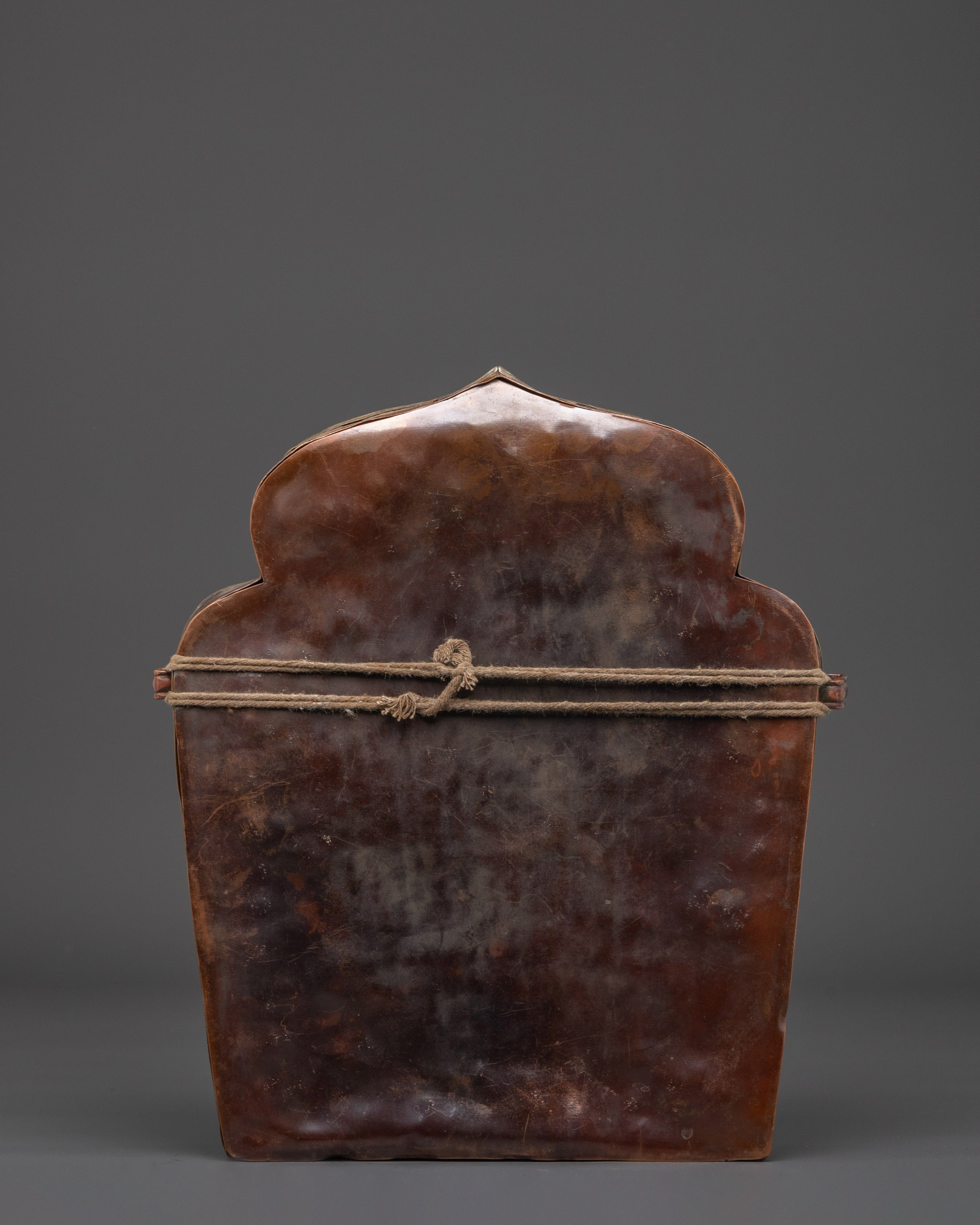 Buddhist Ghau Box with Symbols | Handcrafted Tibetan Shrine Box