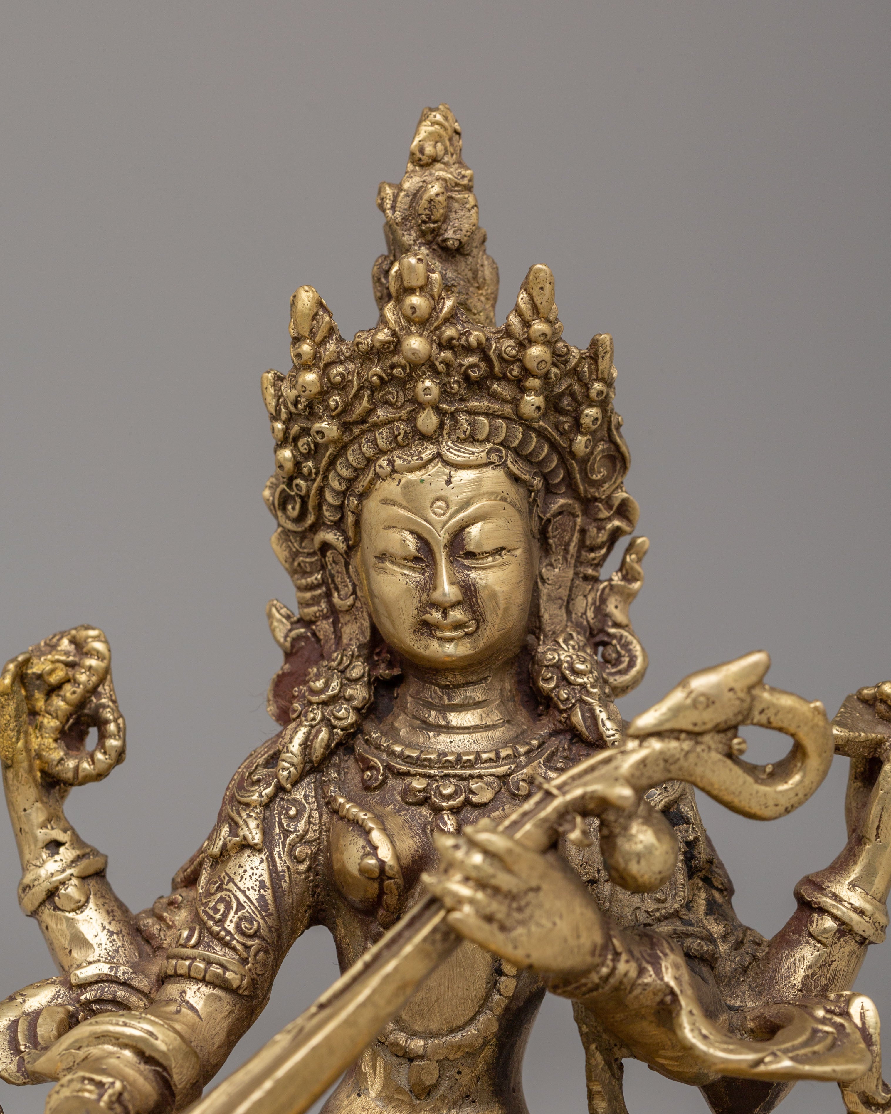 Handmade Saraswati Statue of Knowledge | Symbol of Wisdom