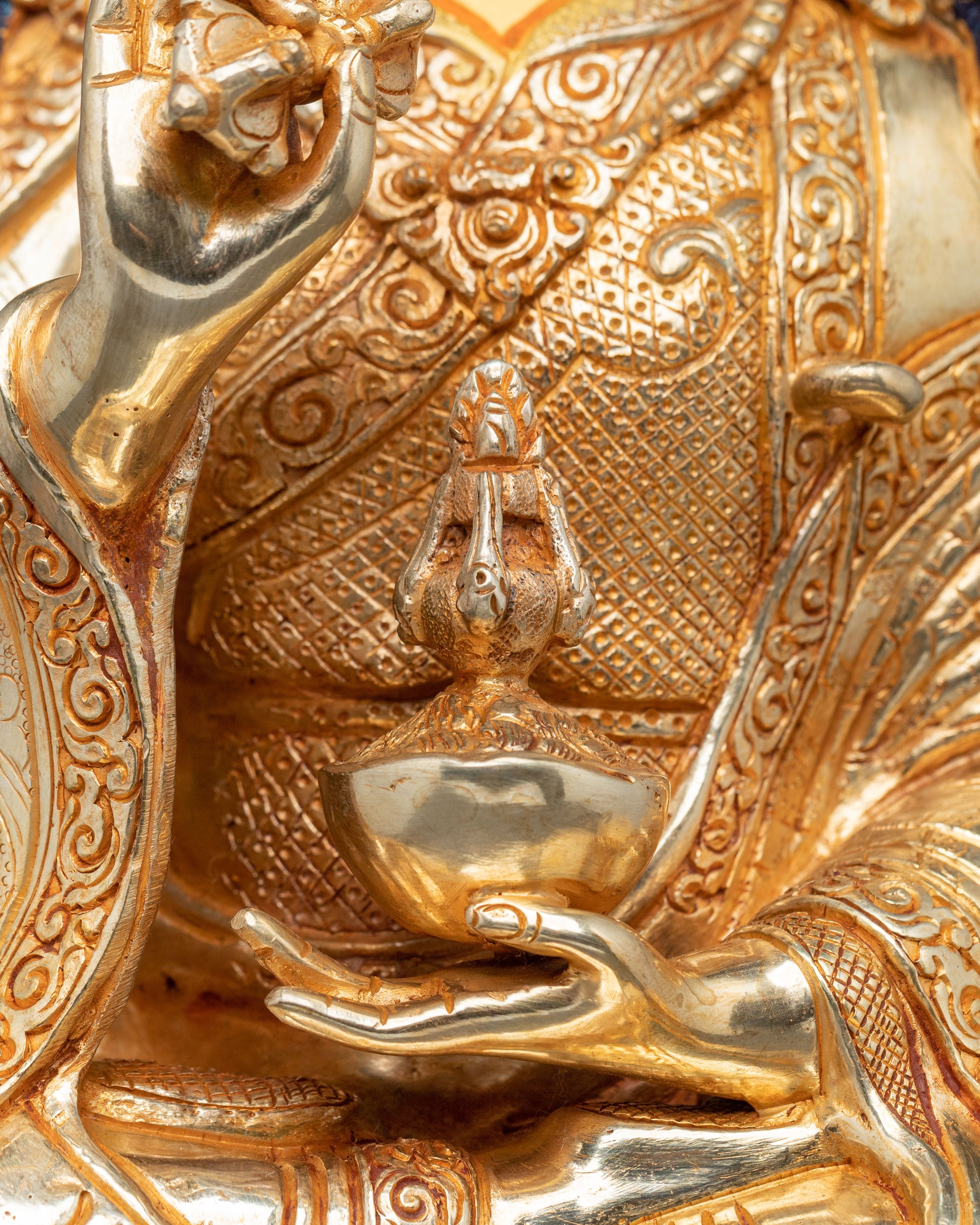 Dharma Master Guru Statue Set | Sacred Buddhist Art
