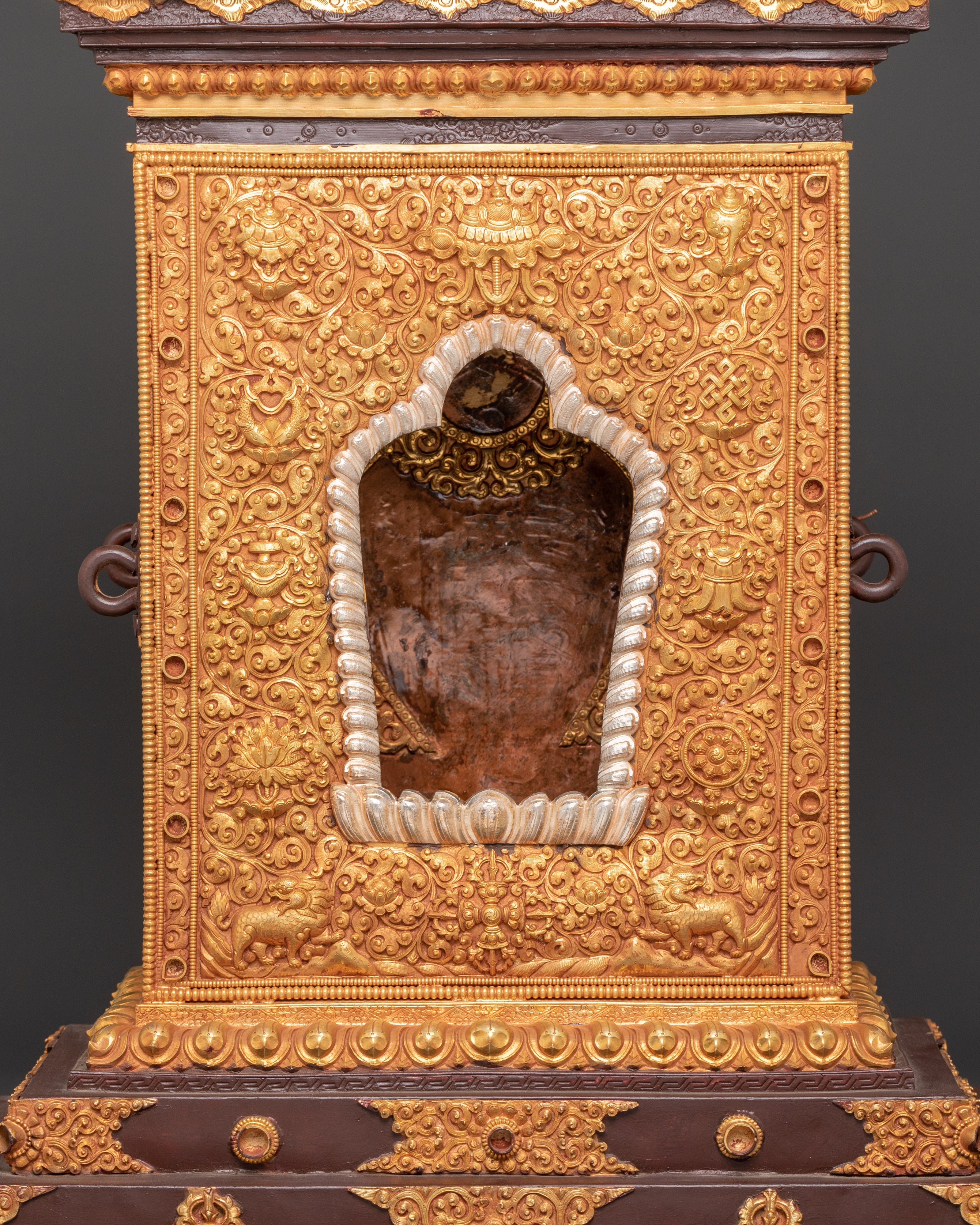 Buddhist Ghau Box with Shakyamuni Buddha |  Spiritual Protection and Meditation