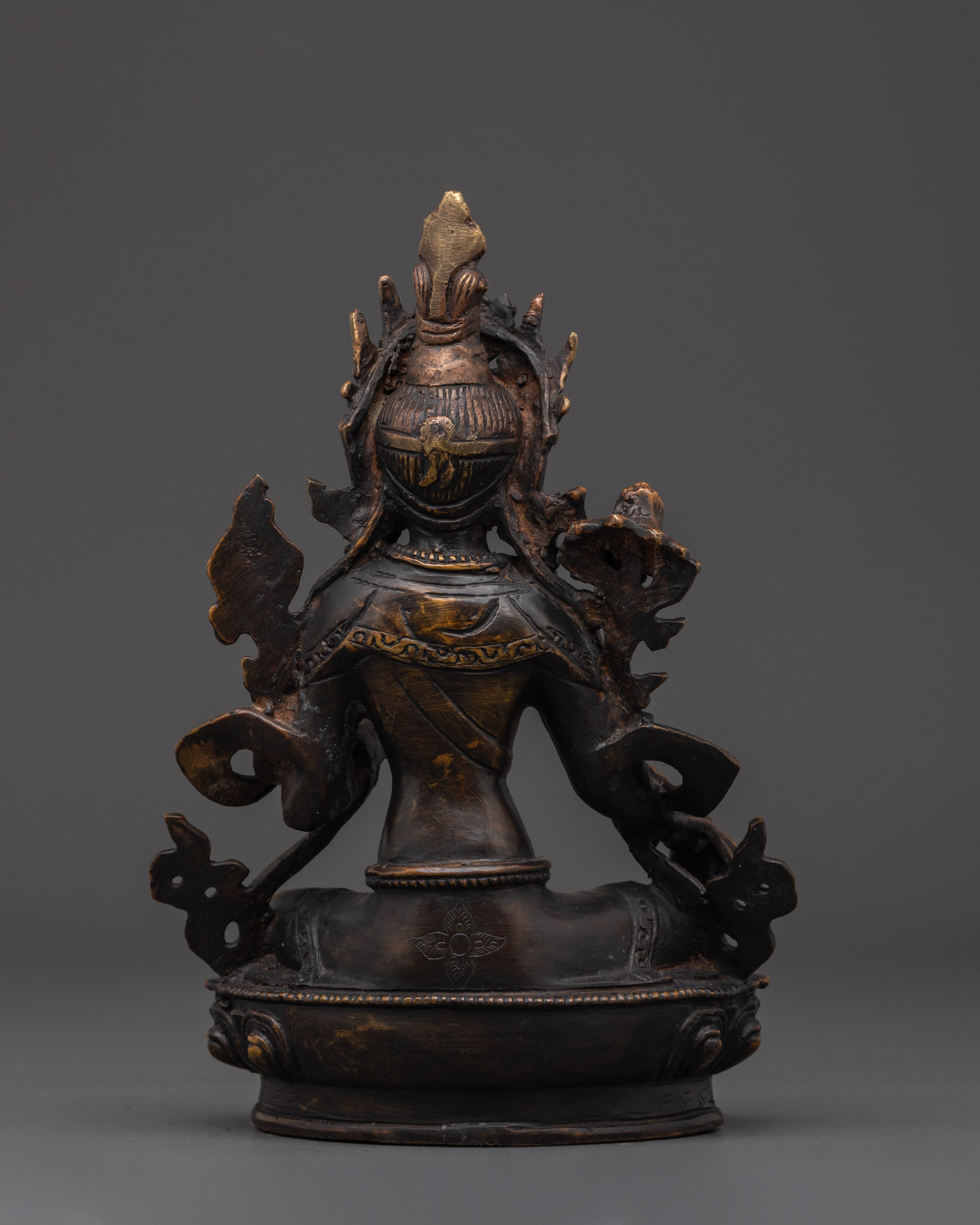 Antique Finishing Green Tara Statue | Mother of Liberation