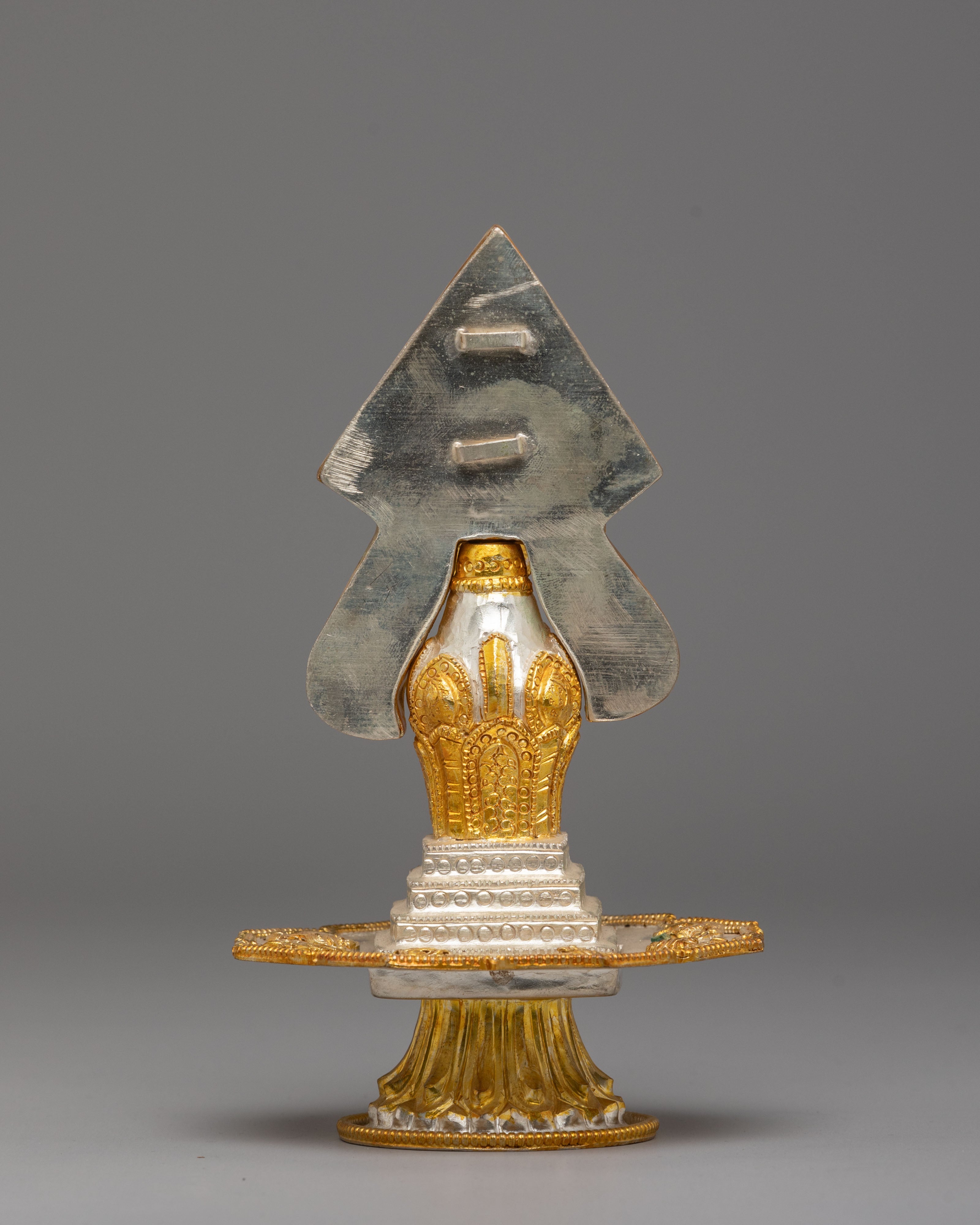 Electro Silver Plated Torma for Offering | Tibetan Buddhist Offering