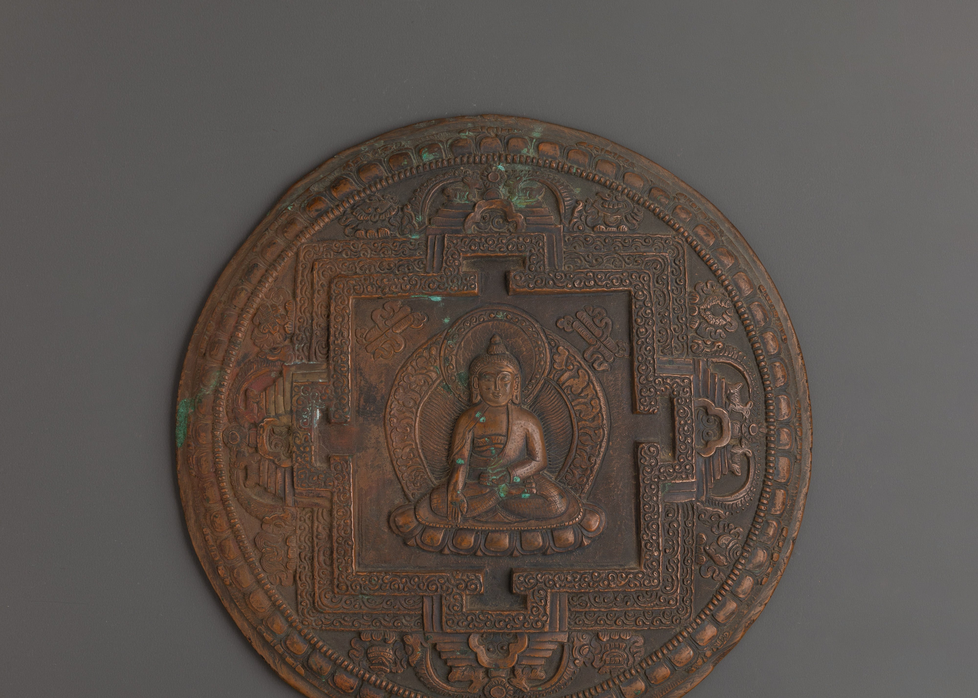 Bronze Wall Hanging | Shayamuni Buddha Wall Decor