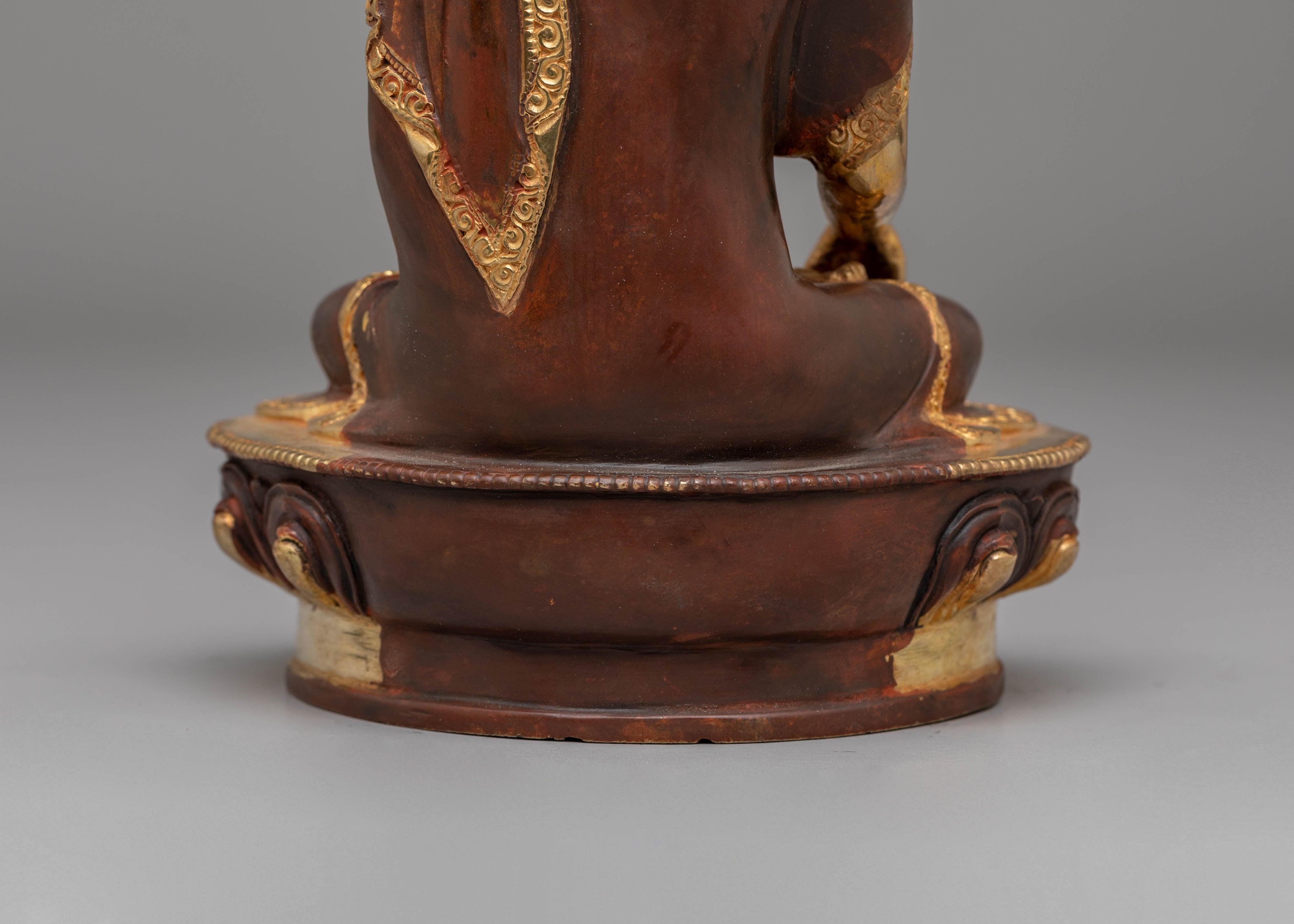 Buddha Shakyamuni Copper Statue | Handmade Tibetan Art