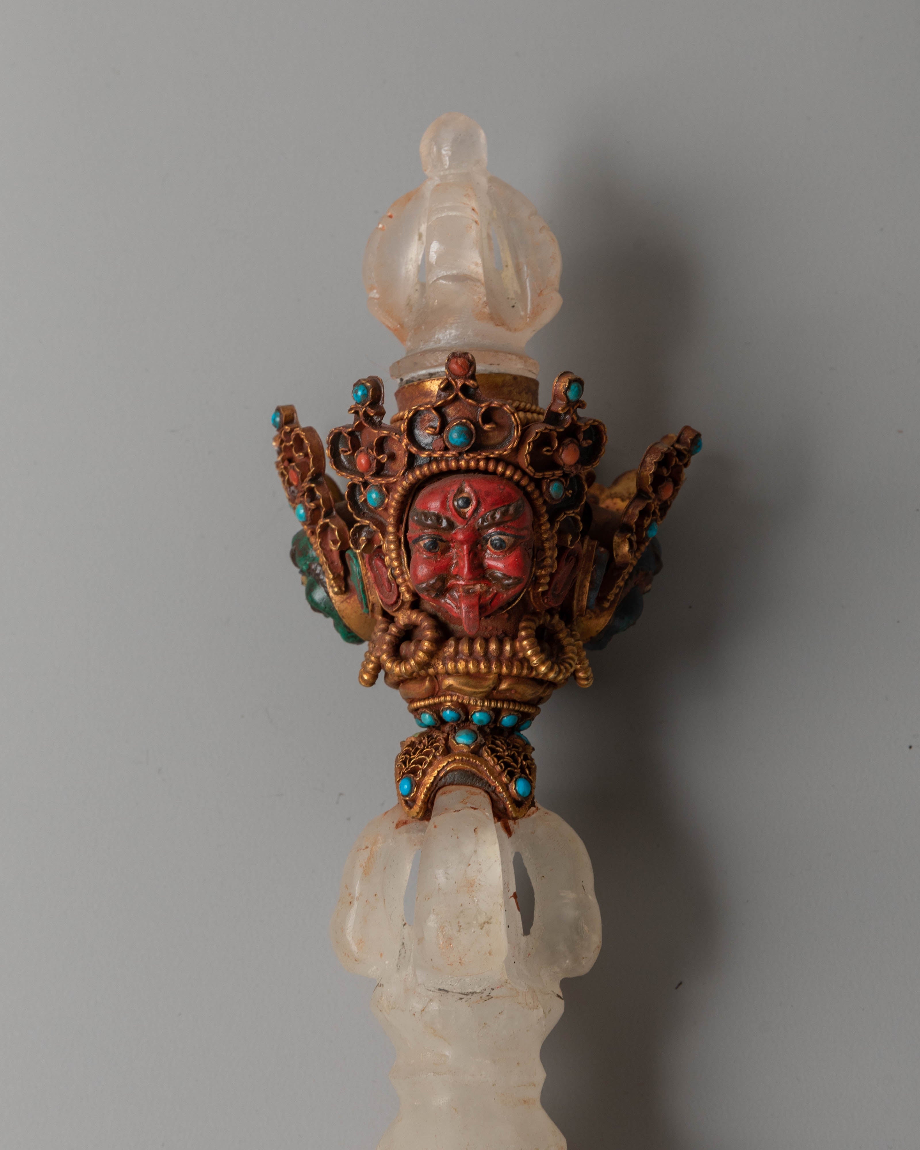 Traditional Himalayan Phurba Dagger | Tibetan Ritual Dagger for Protection