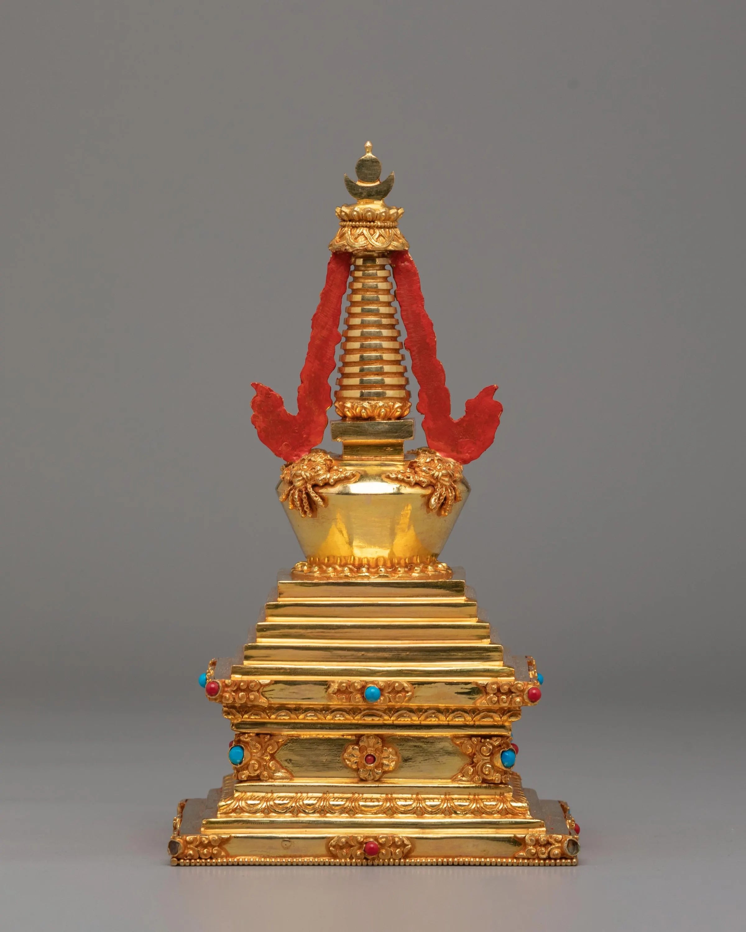 Jangchub Stupa Tibetan Monument | Traditional Tibetan Buddhist Shrine Decor