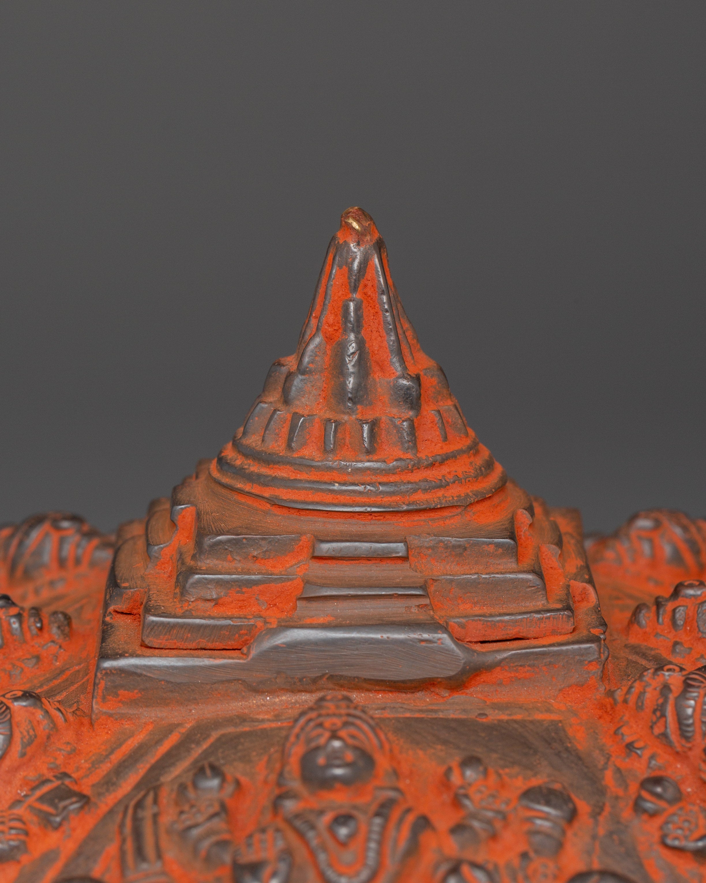 Decorative Oxidized Brass Tortoise | Traditional Turtle Art