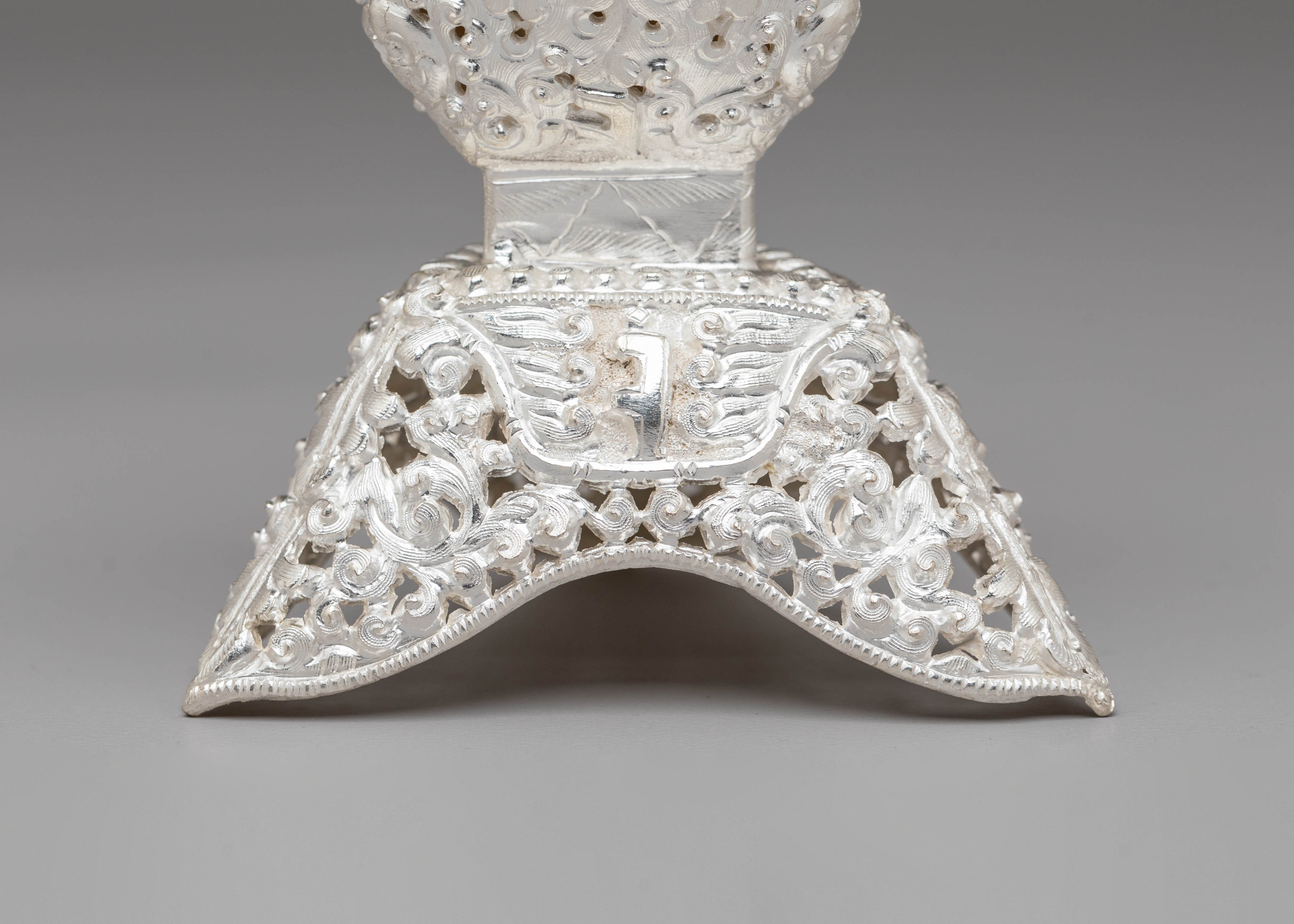 Silver Kapala for Buddhist Rituals | Sacred Offering Vessel