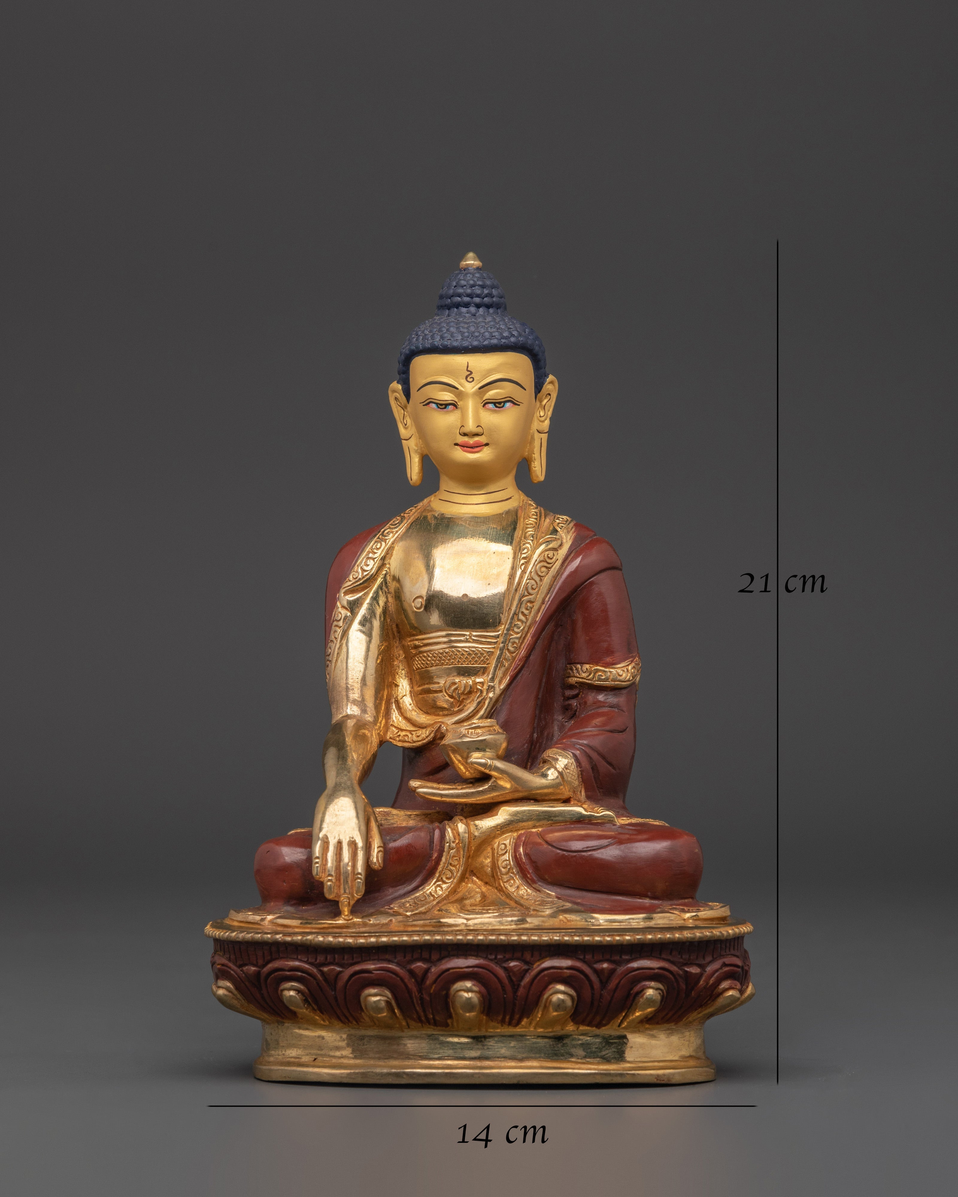 Shakyamuni Buddha Tibetan Zen Decor | Symbol of Peace and Enlightenmet