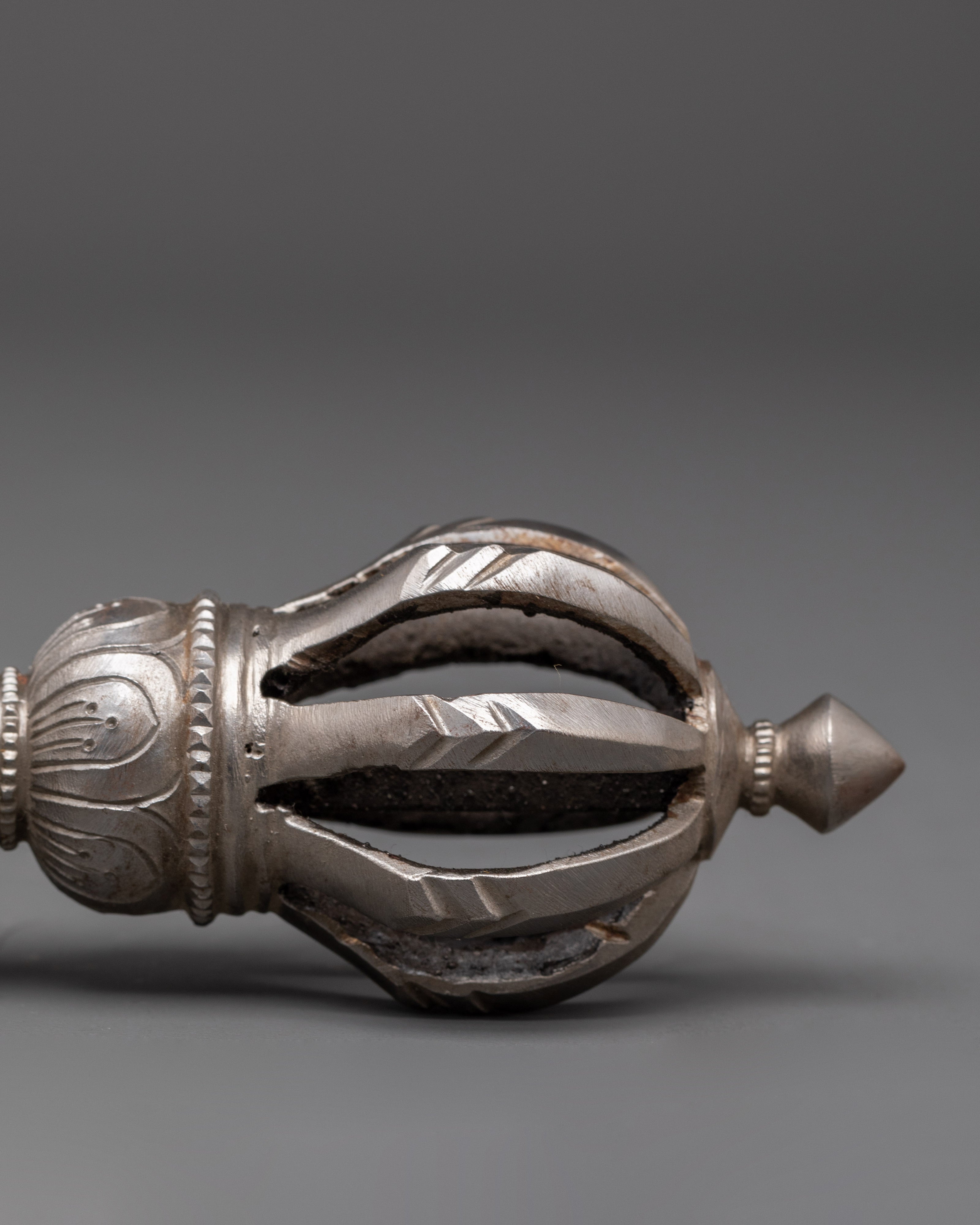 Handmade Iron Vajra for Buddhist Ritual | Sacred Vajra Tool for Meditation