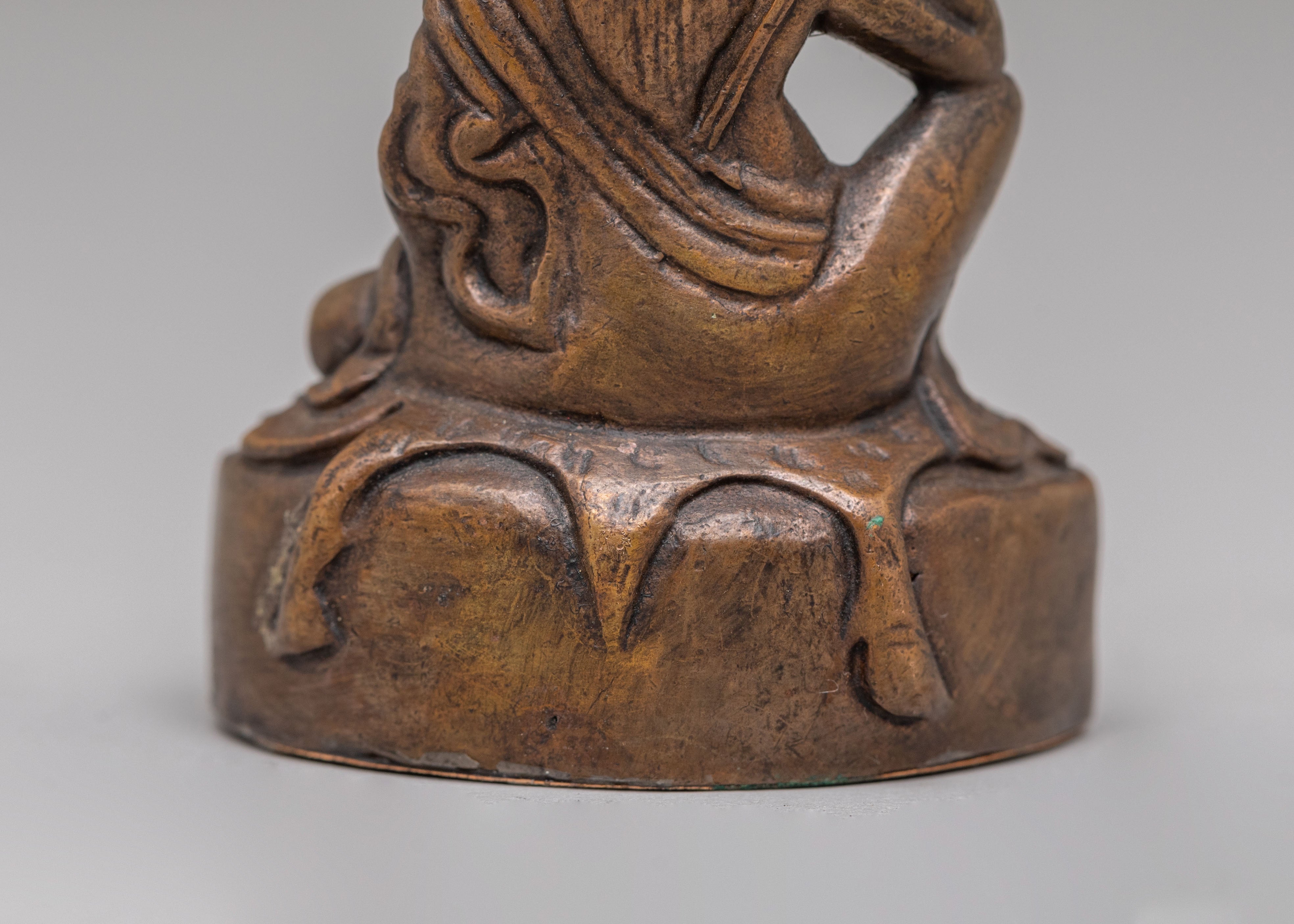 Machine-Made Milarepa Statue | Tibetan Buddhist Sculpture