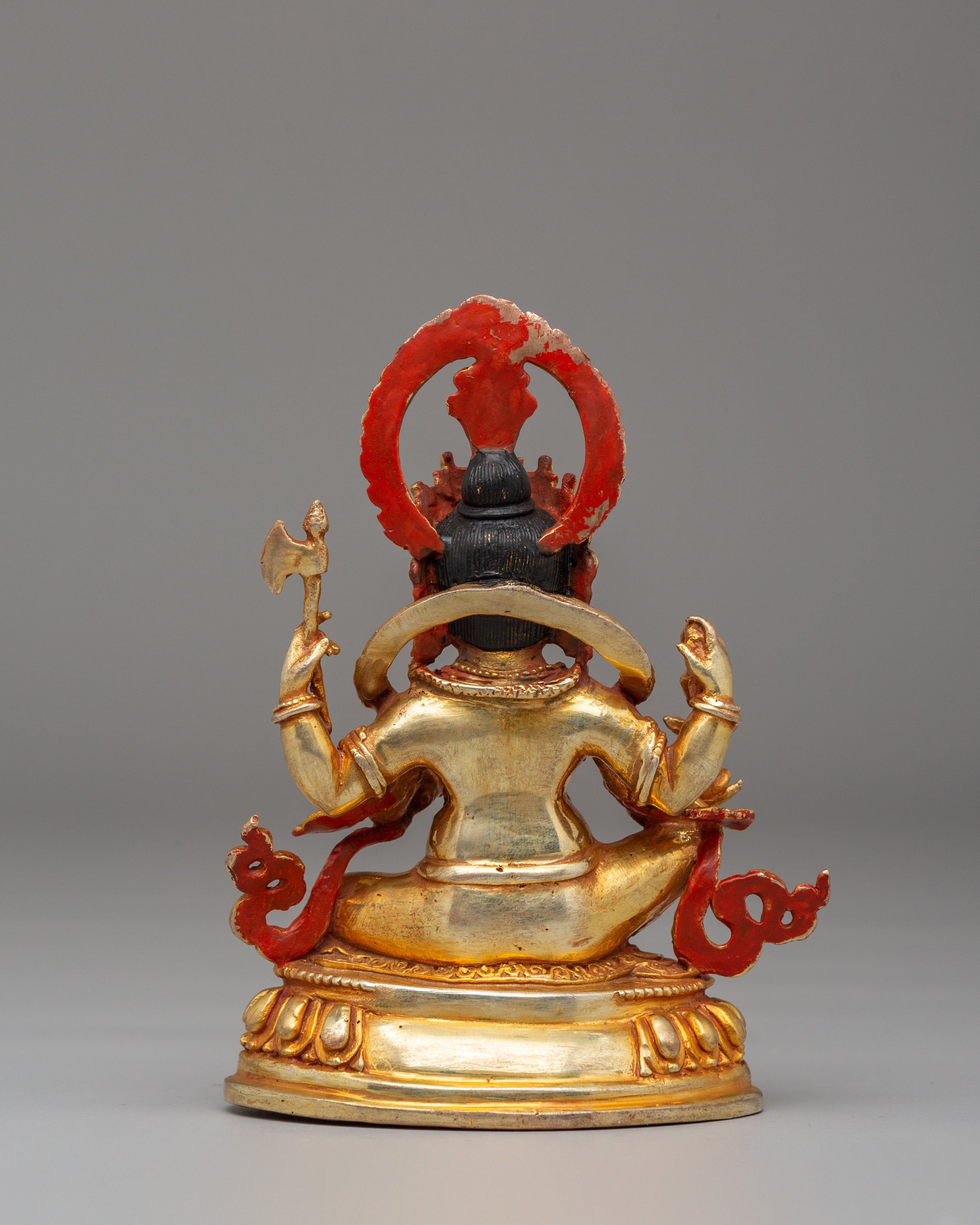 Sacred Ganesha Statue | 24K Gold Plated Copper Body