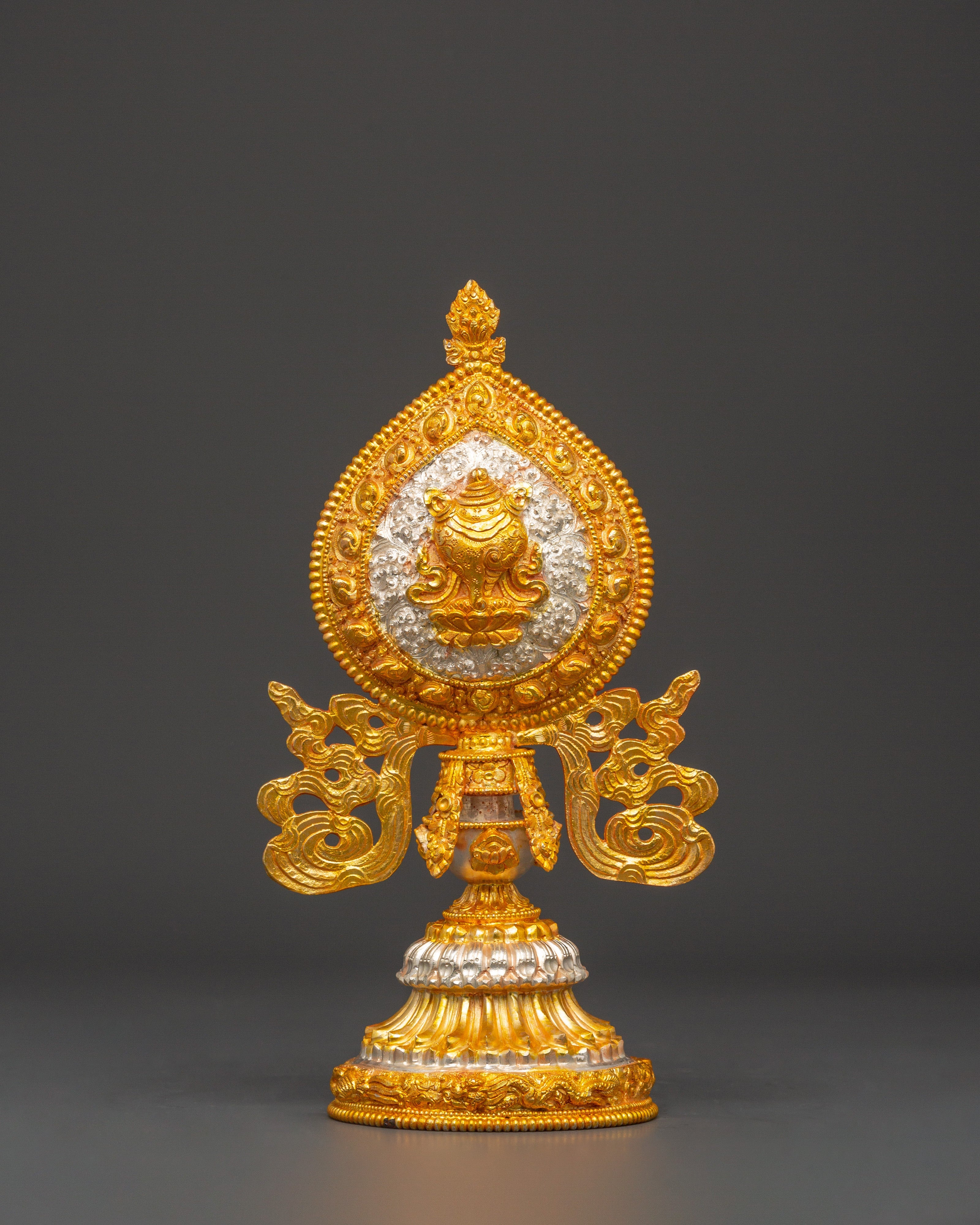 Tibetan 8 Auspicious Signs Set | Gold Buddhist Ashtamangala Symbols