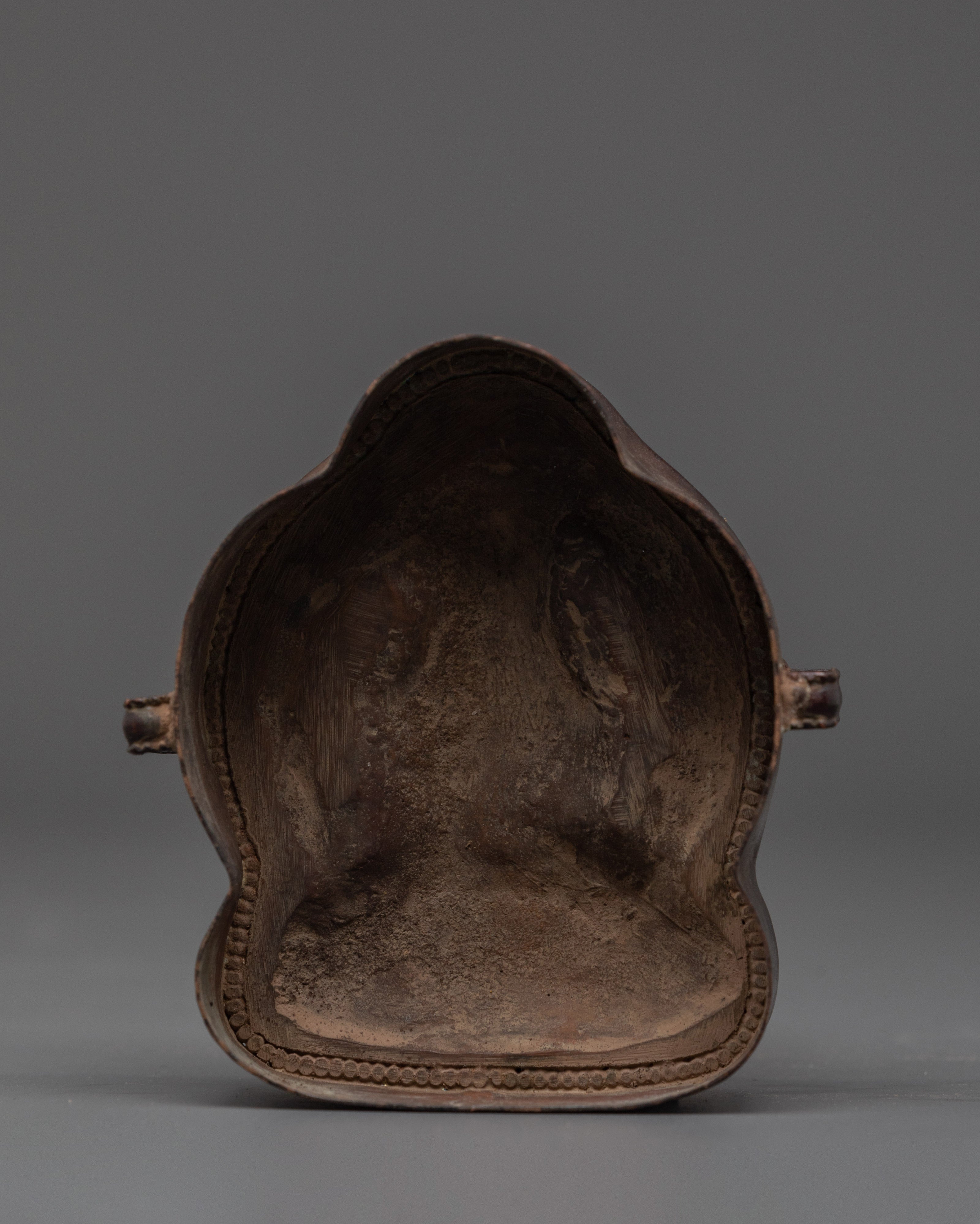 Handcrafted Copper Amitayus Ghau Box | Featuring Amitayus Deity