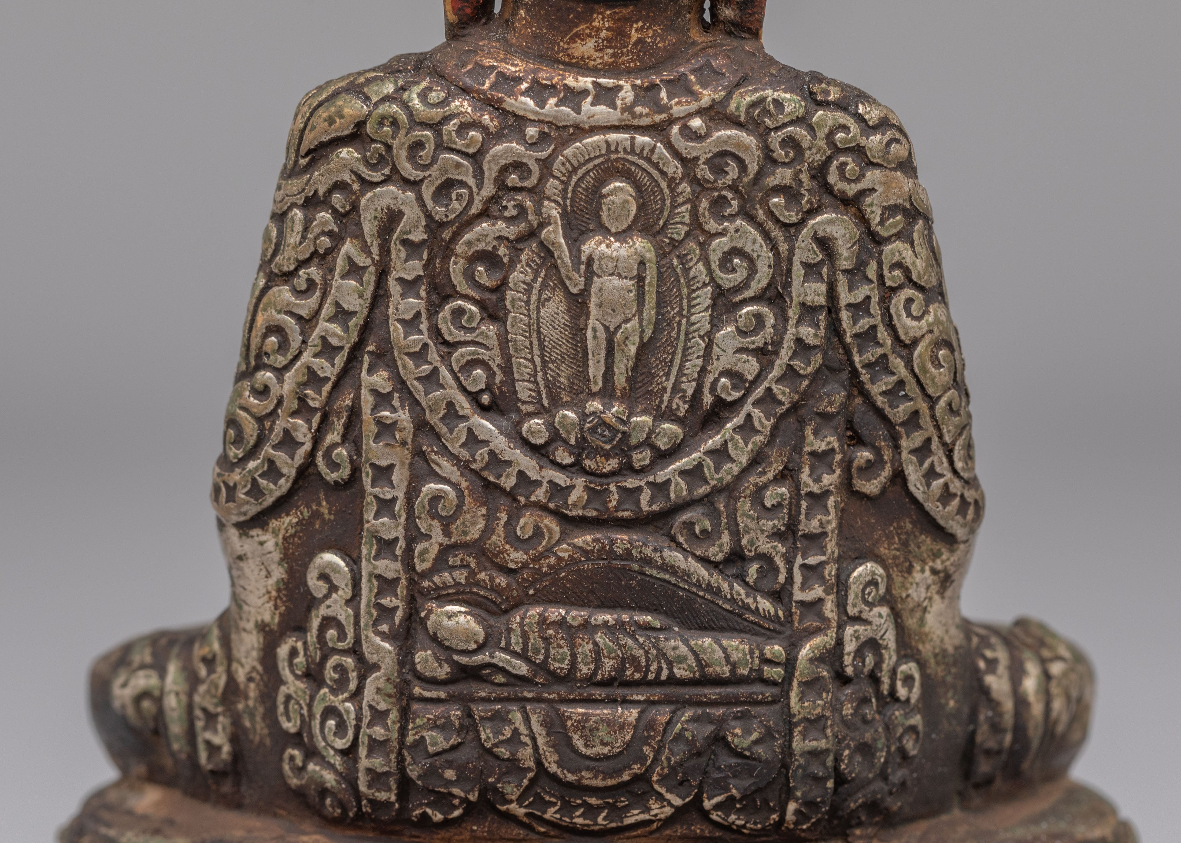 Amitabha Buddha of Infinite Light Statue | Antique Finish Buddhist Art