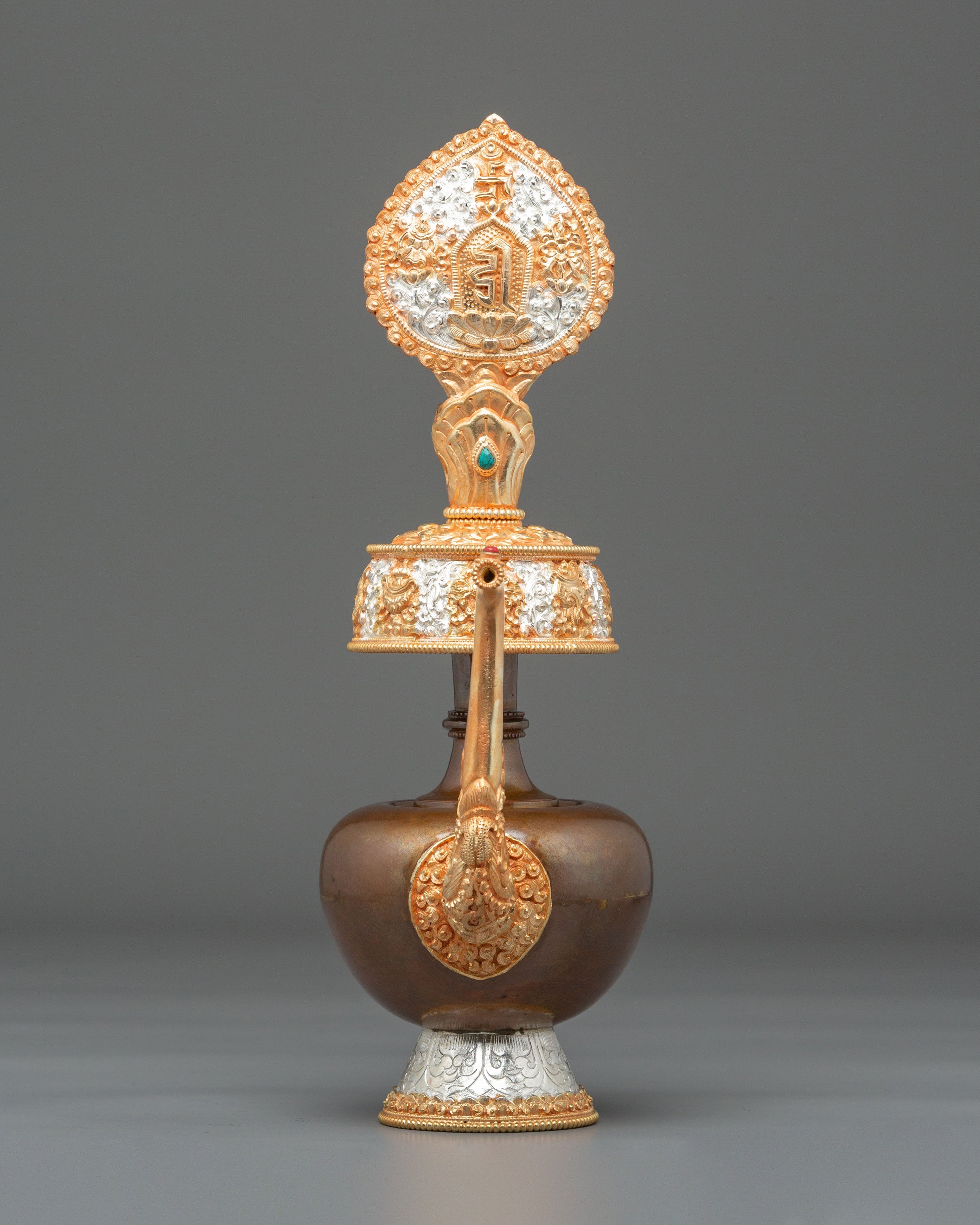 Tibetan Ceremonial Bhumba Set | Buddhist Ritual Offering Vessel