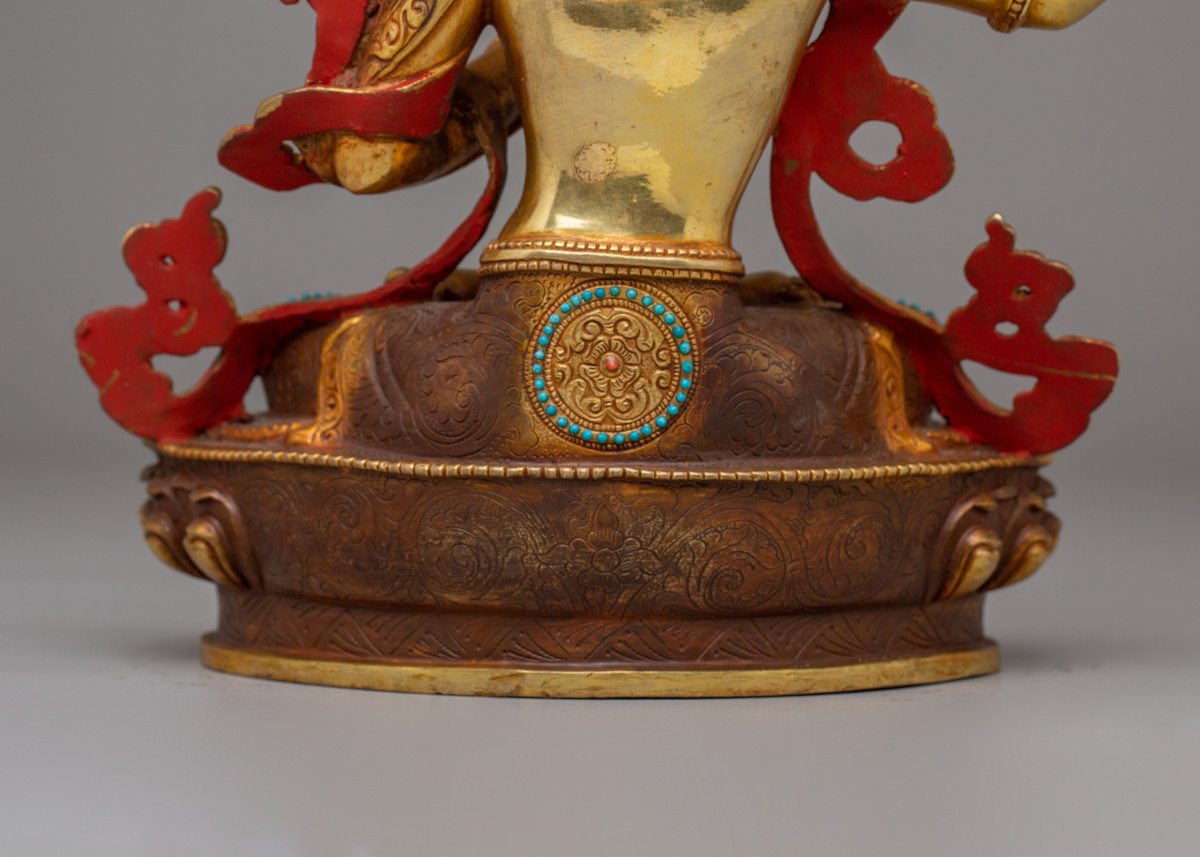 Handmade Manjushri Deity Statue | Bodhisattva of Wisdom