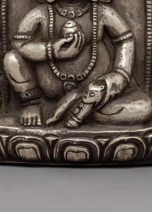 Sacred Dzambhala Ghau Box | Buddhist Artifact for Prosperity and Protection