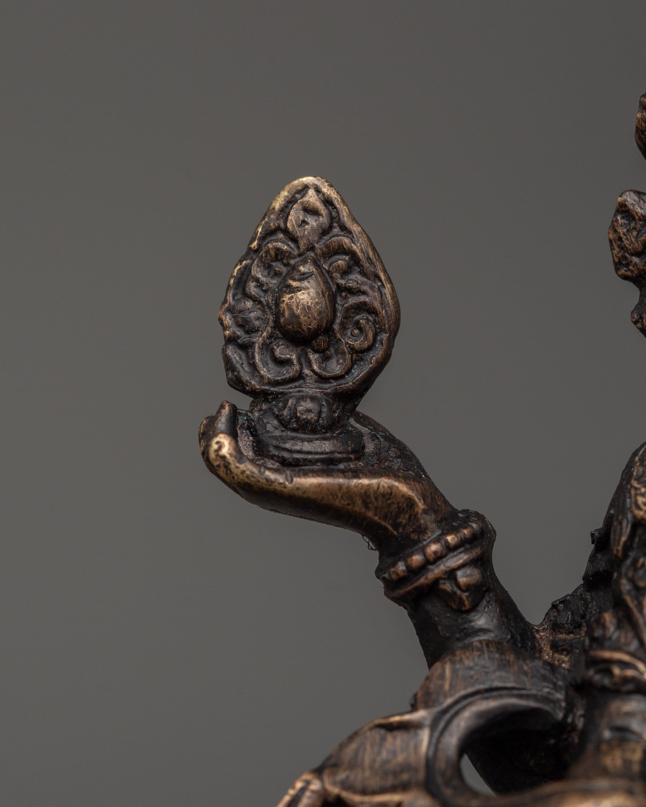 Laxmi Statue - Goddess of Wealth | Buddhist Style Carved Art