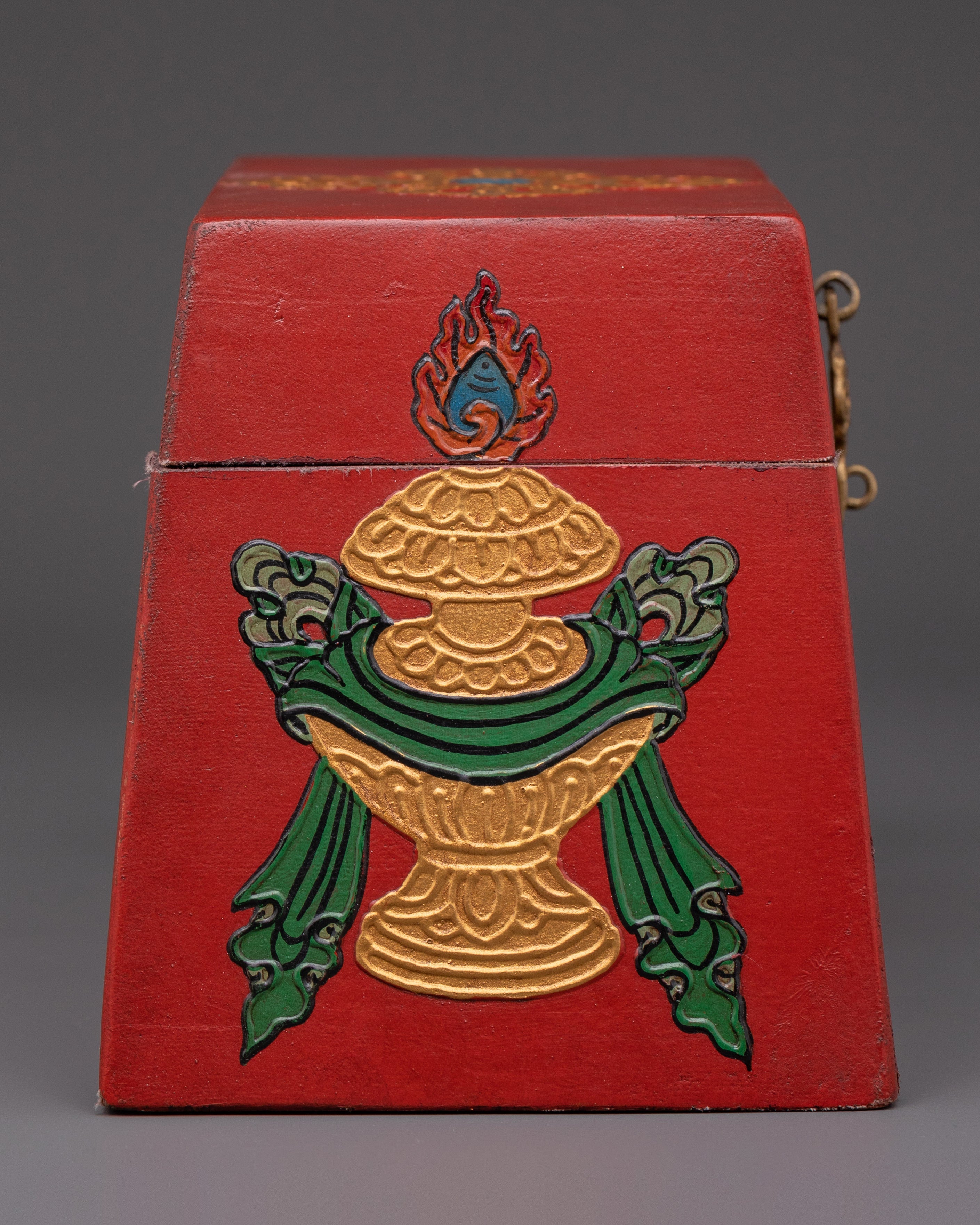 Handcrafted Tibetan Jewelry Box | Spiritual Feng Shui Decorative Artifact Decor
