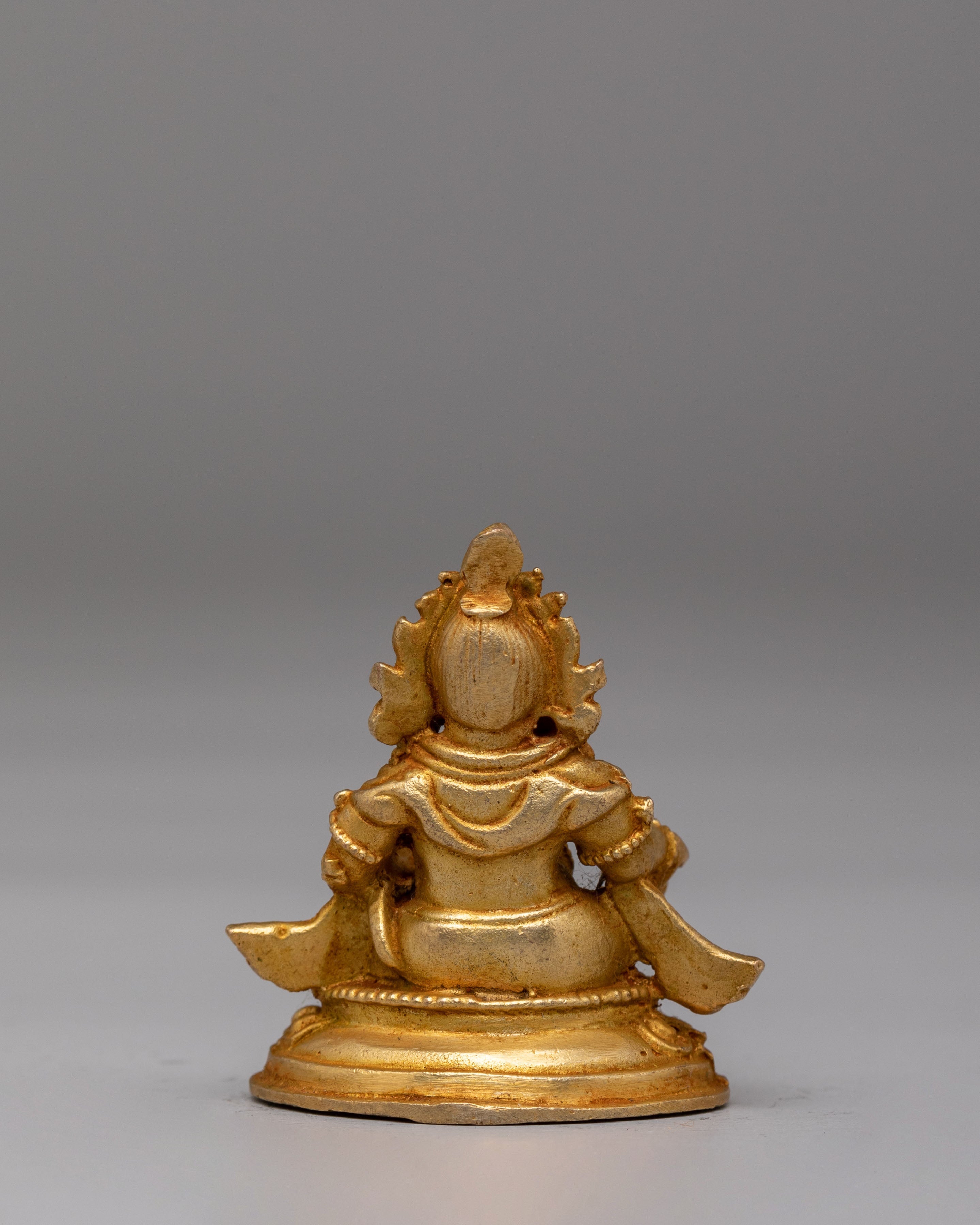 Spiritual Dzambhala Abundance Deity Statue | Tibetan Wealth Deity Figurine