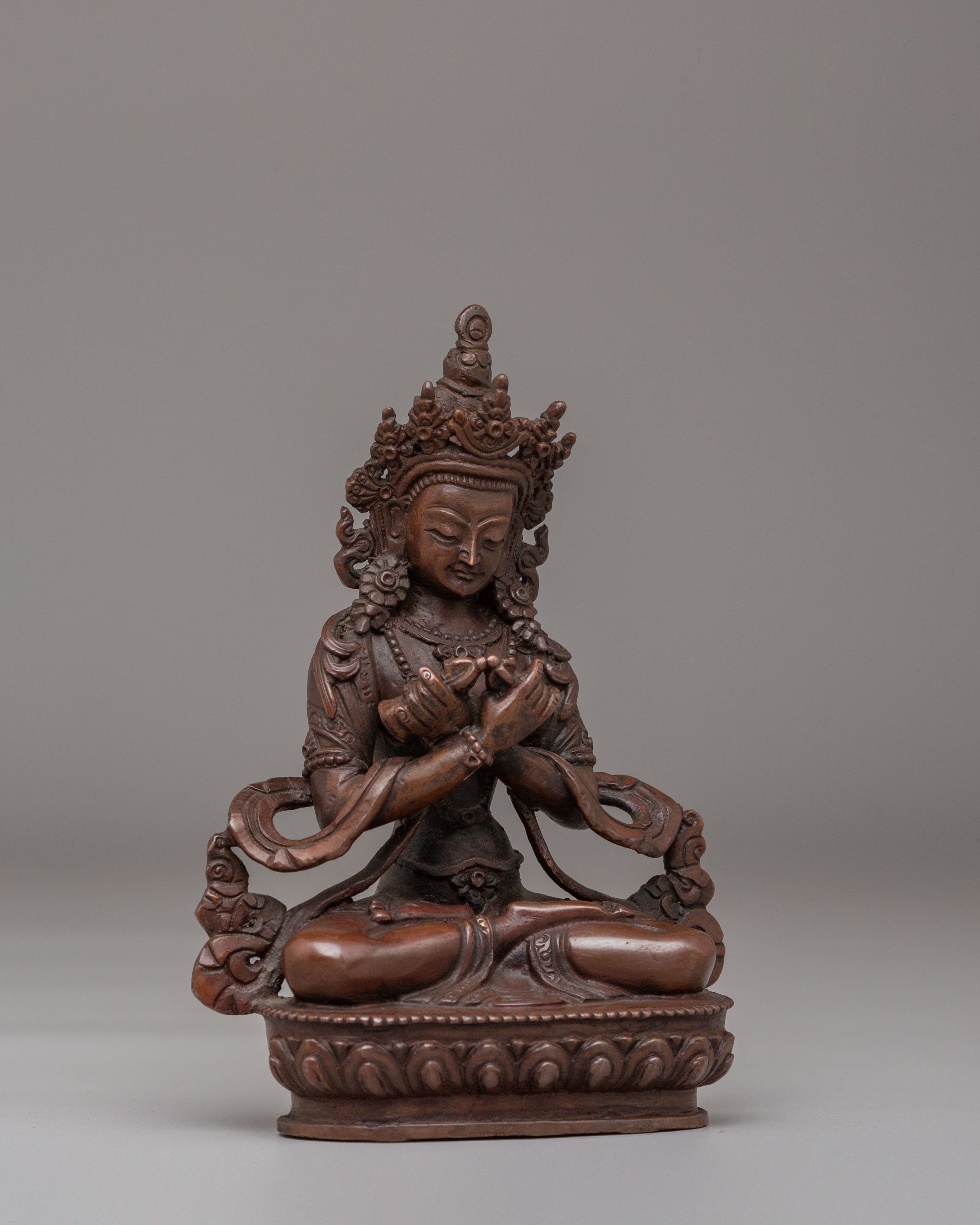 Handmade Vajradhara Statue | Tibetan Buddha Figurine for Altar & Meditation