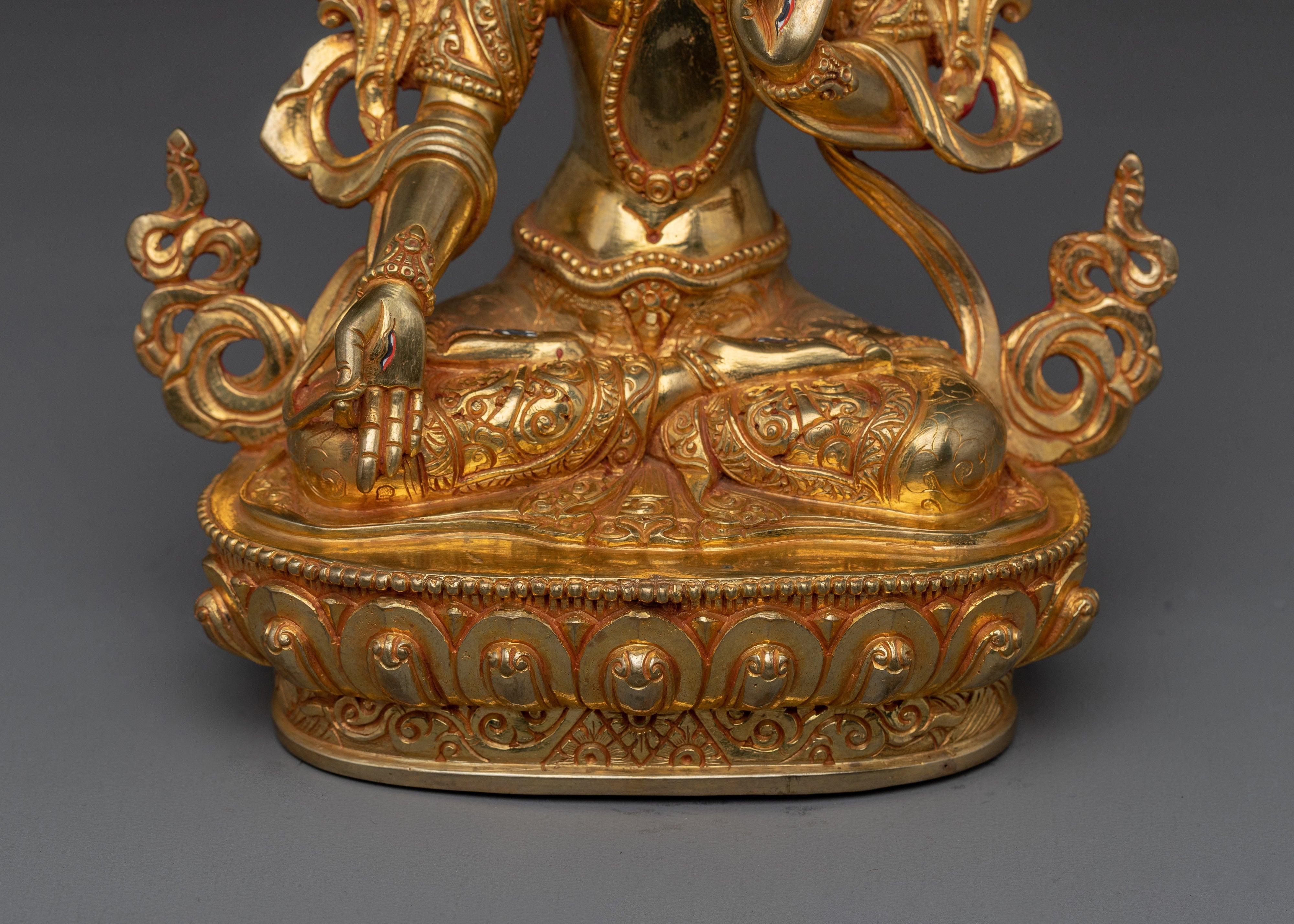 Serene White Tara Sculpture For Meditation - The White Liberator | Mother of Liberation