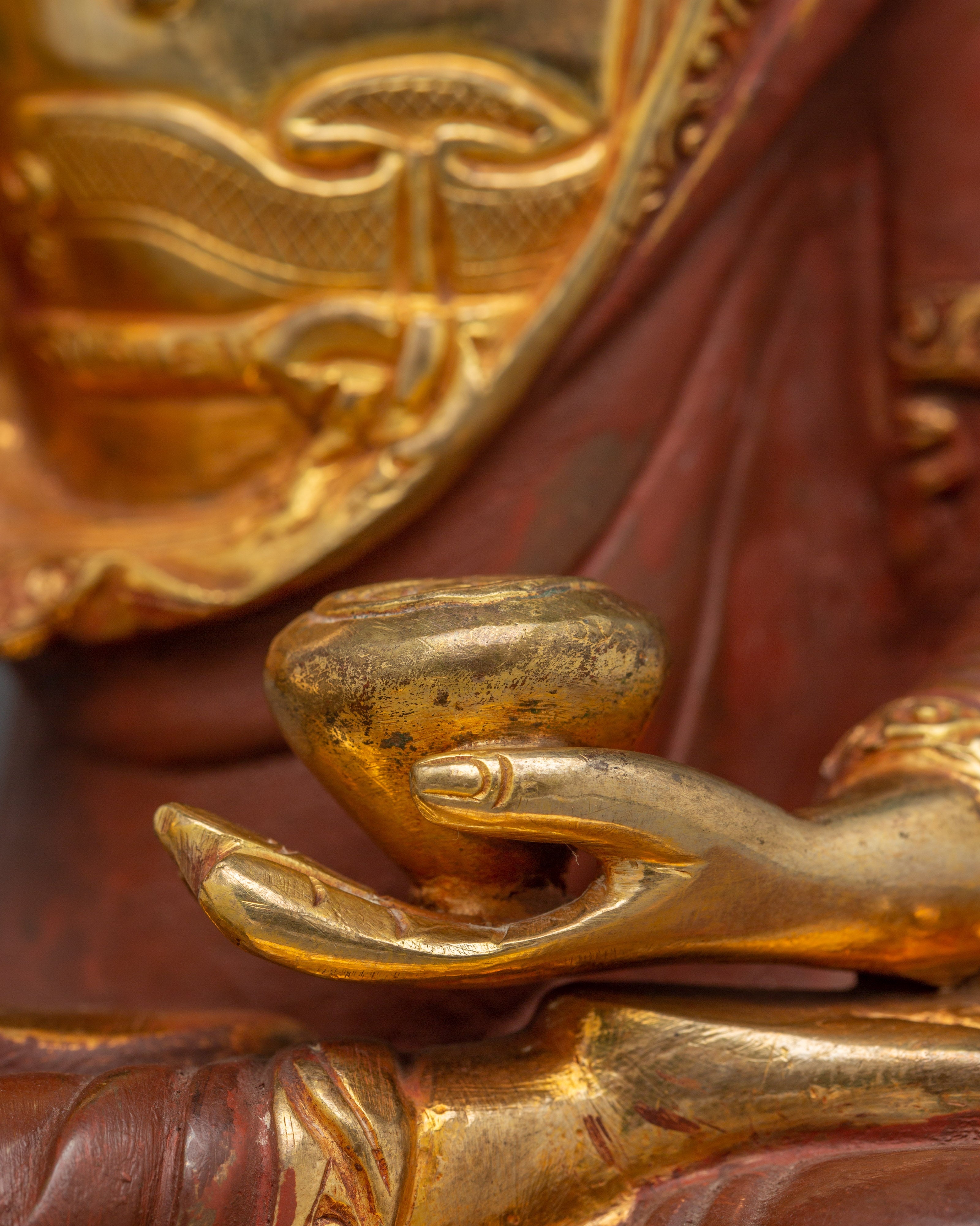Handmade Statue of Buddha Shakyamuni | Tibetan Buddhist Art