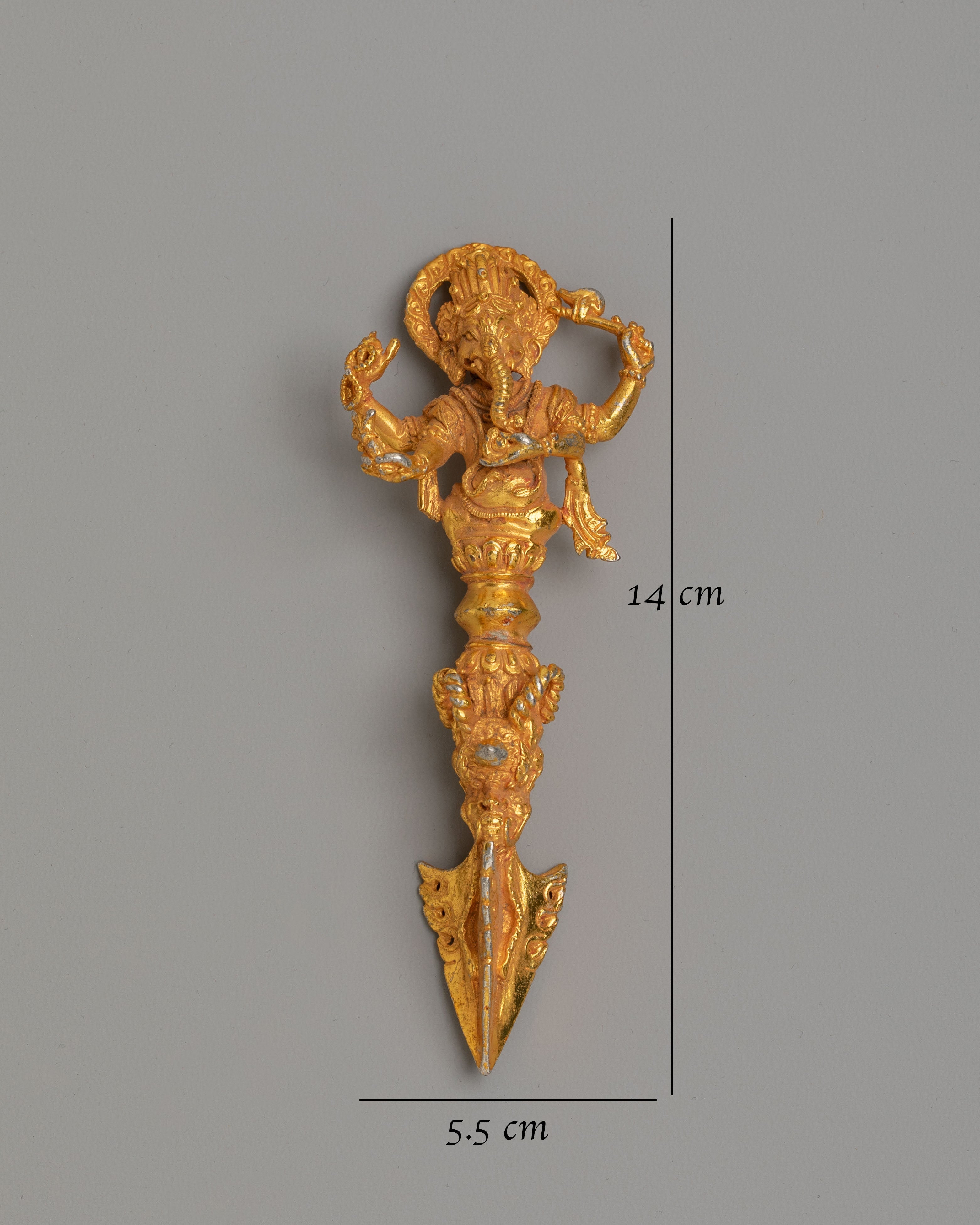 Traditional Ganesha Phurba | Tibetan Ritual Dagger