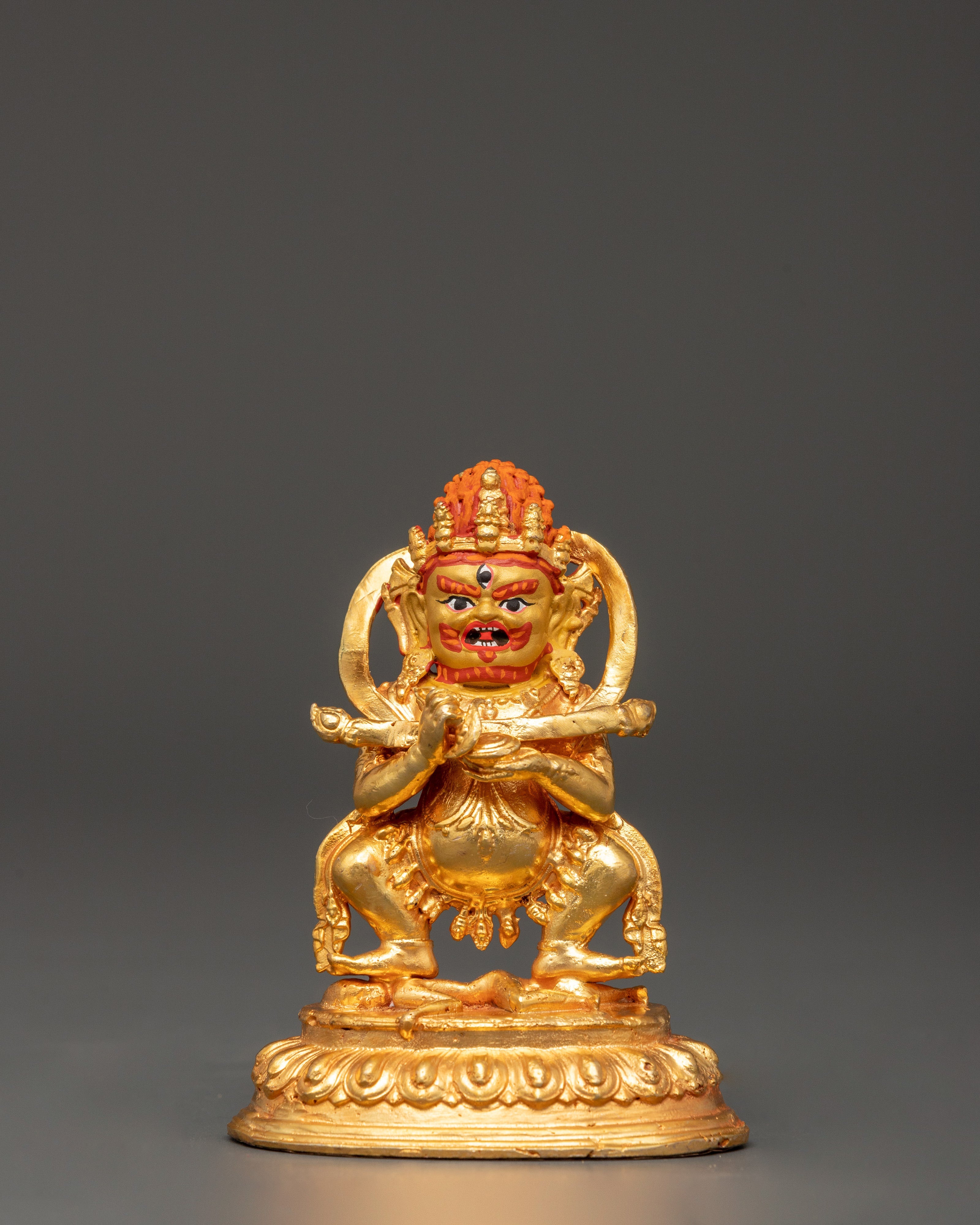 Shakya Mahakala Statue | Handcrafted Spiritual Decor