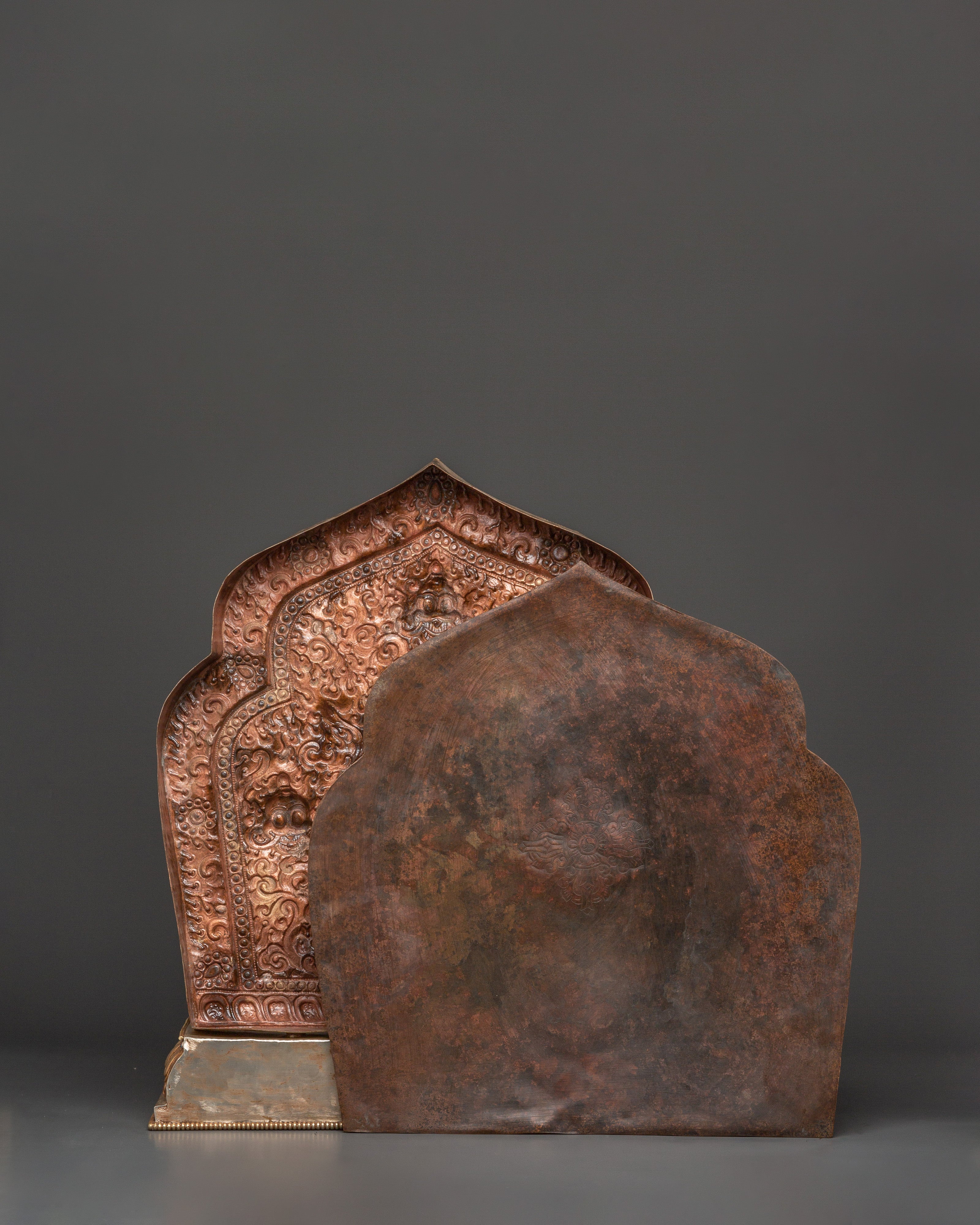 Himalayan Ghau Box | Tibetan Copper Amulet Box