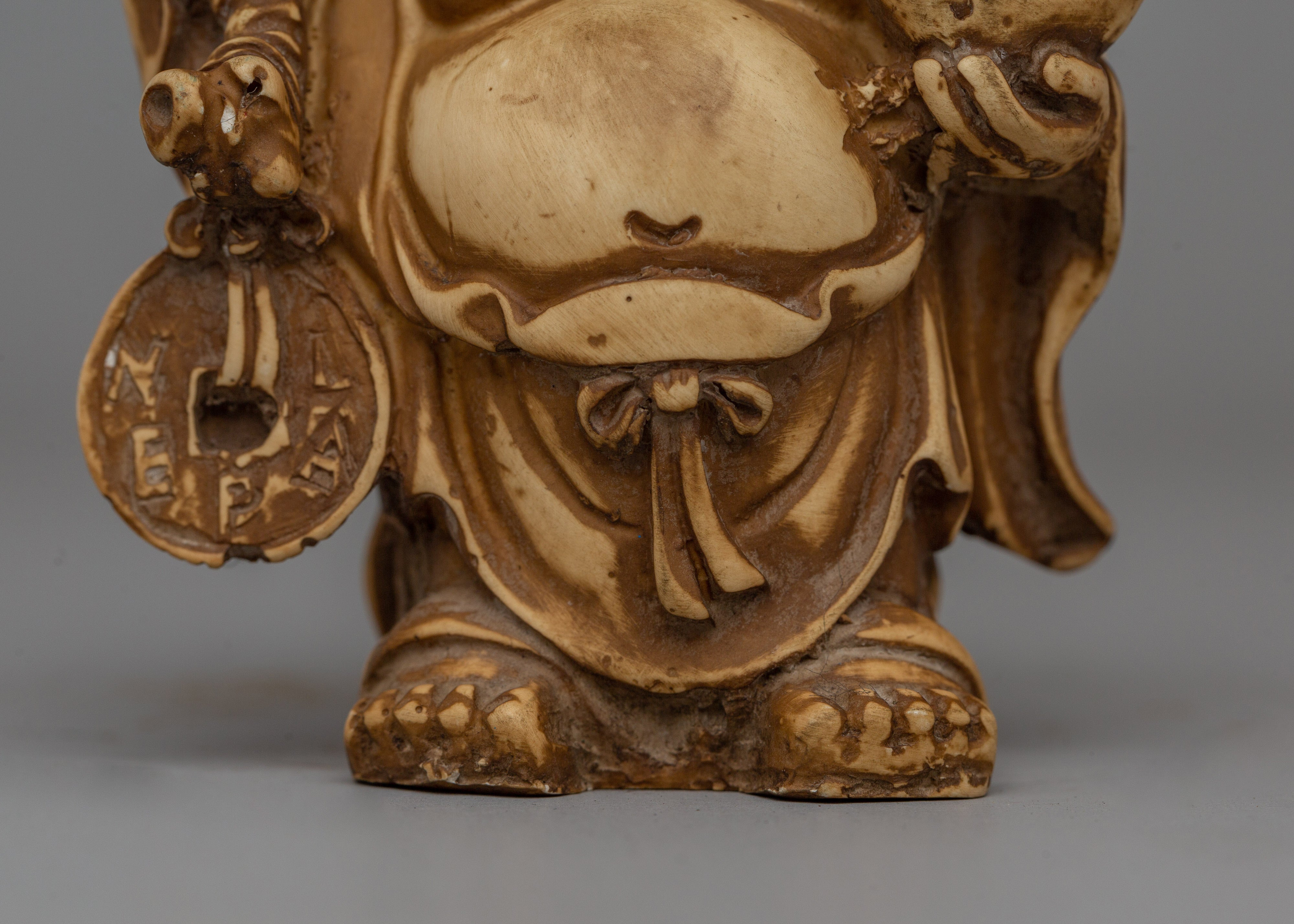 Ceramic Laughing Buddha Statue | Spiritual Home Decor