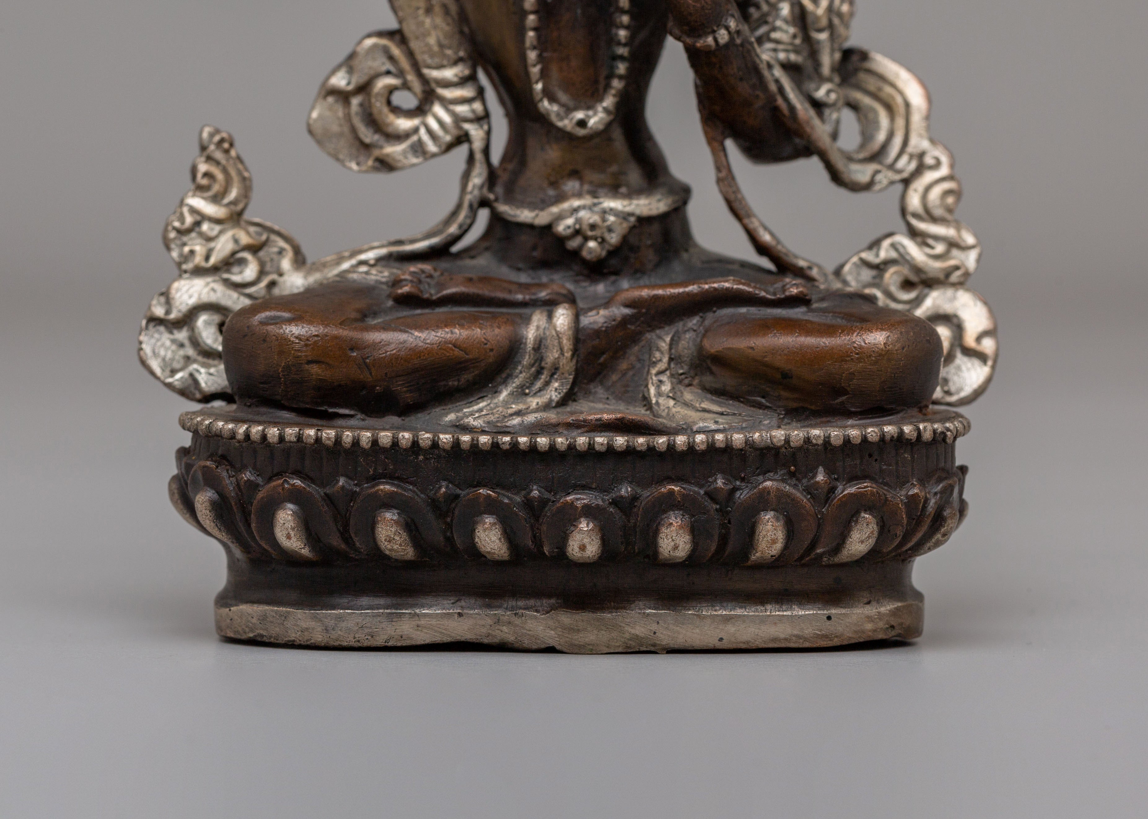 Spiritual Manjushri Bodhisattva Sculpture | Wisdom Deity Statue