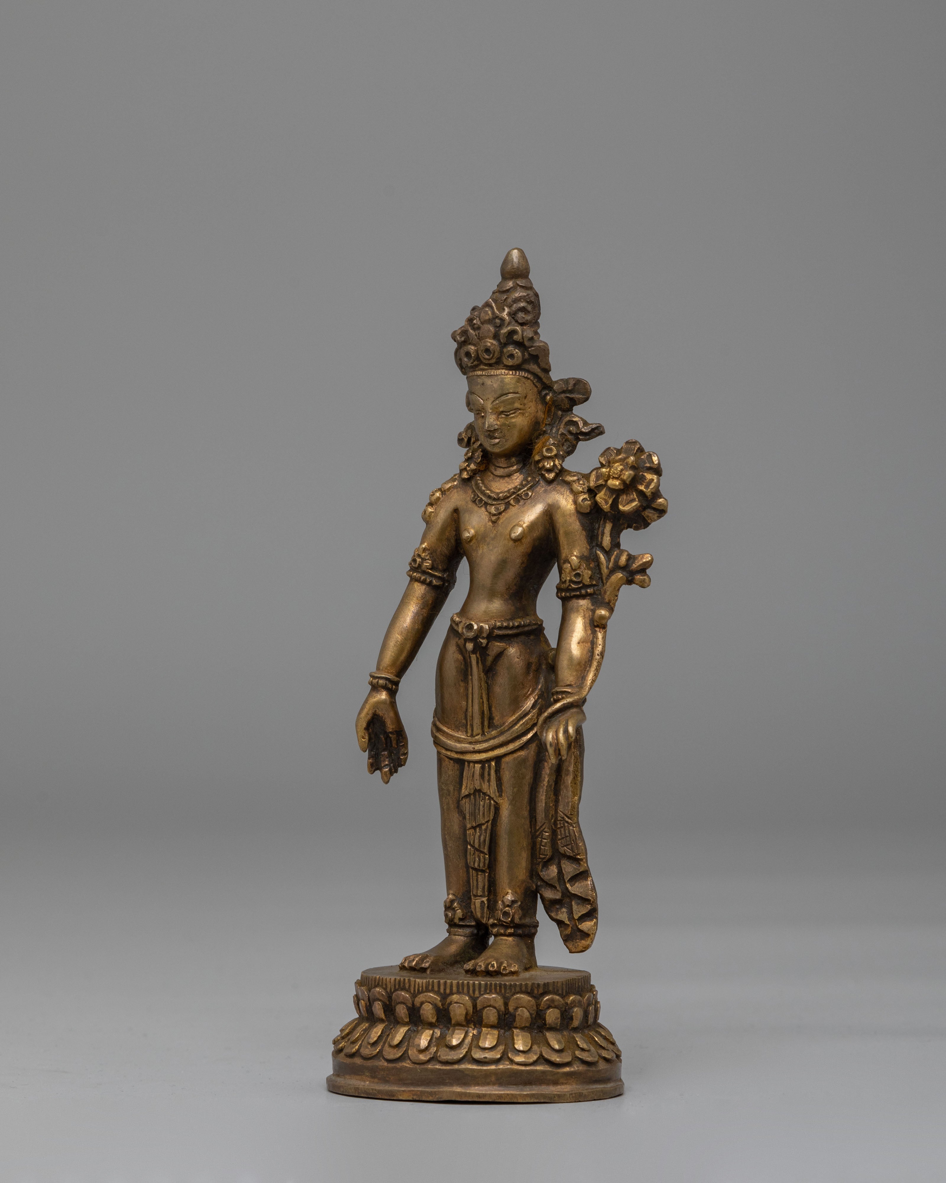 Handcrafted Standing Tara Statue | Symbol of Protection