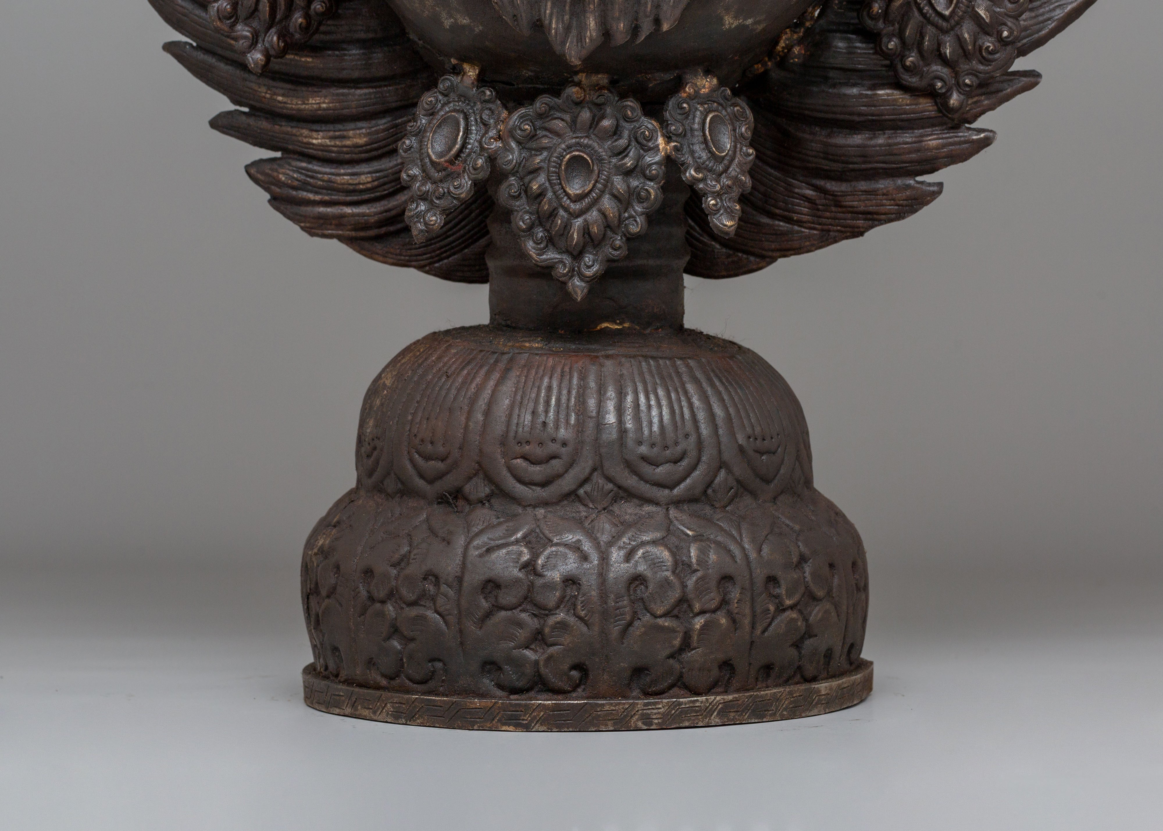 Traditional Bhairava Mask | Tibetan Protector Deity