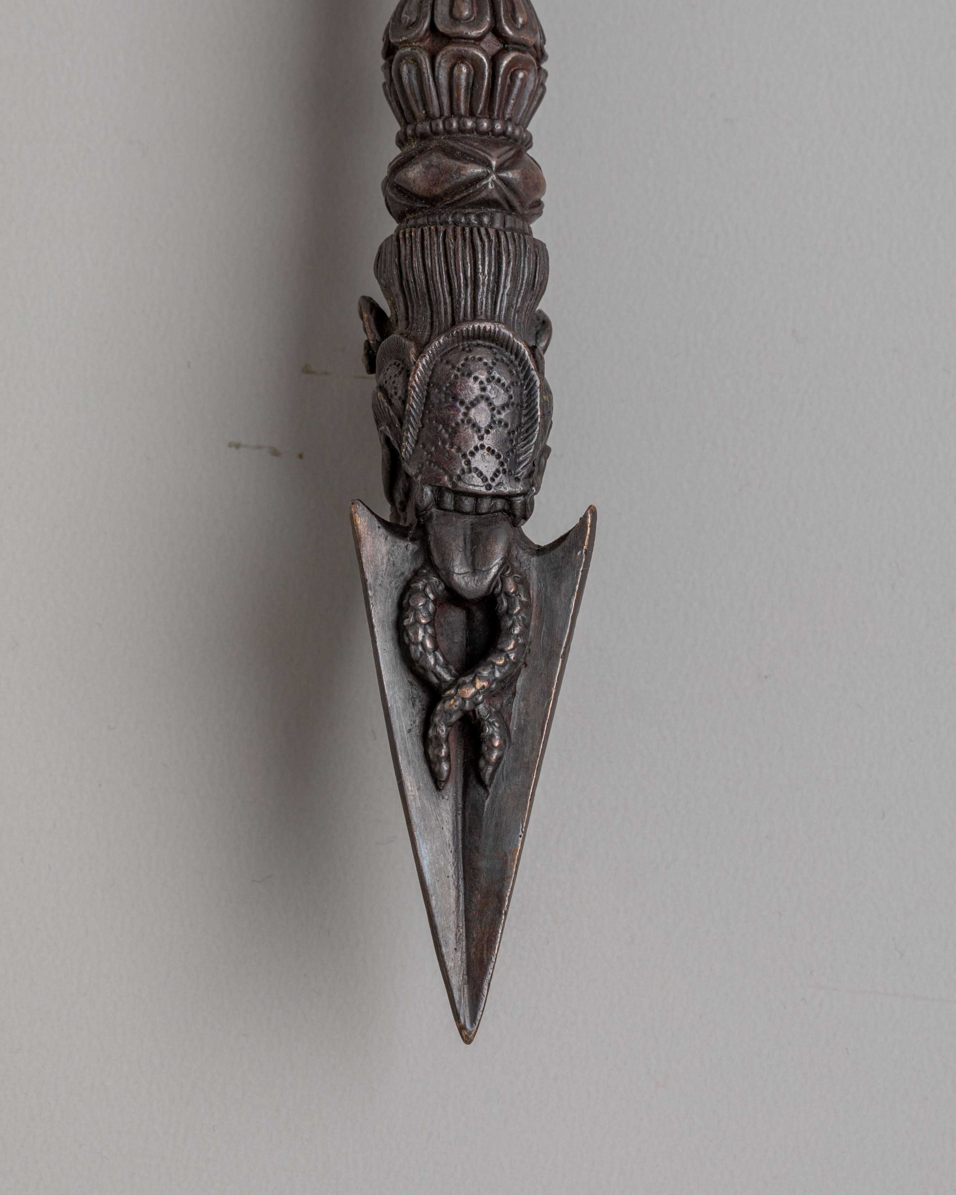 Traditional Three Sided Ritual Dagger | Handcrafted Tibetan Spiritual Art